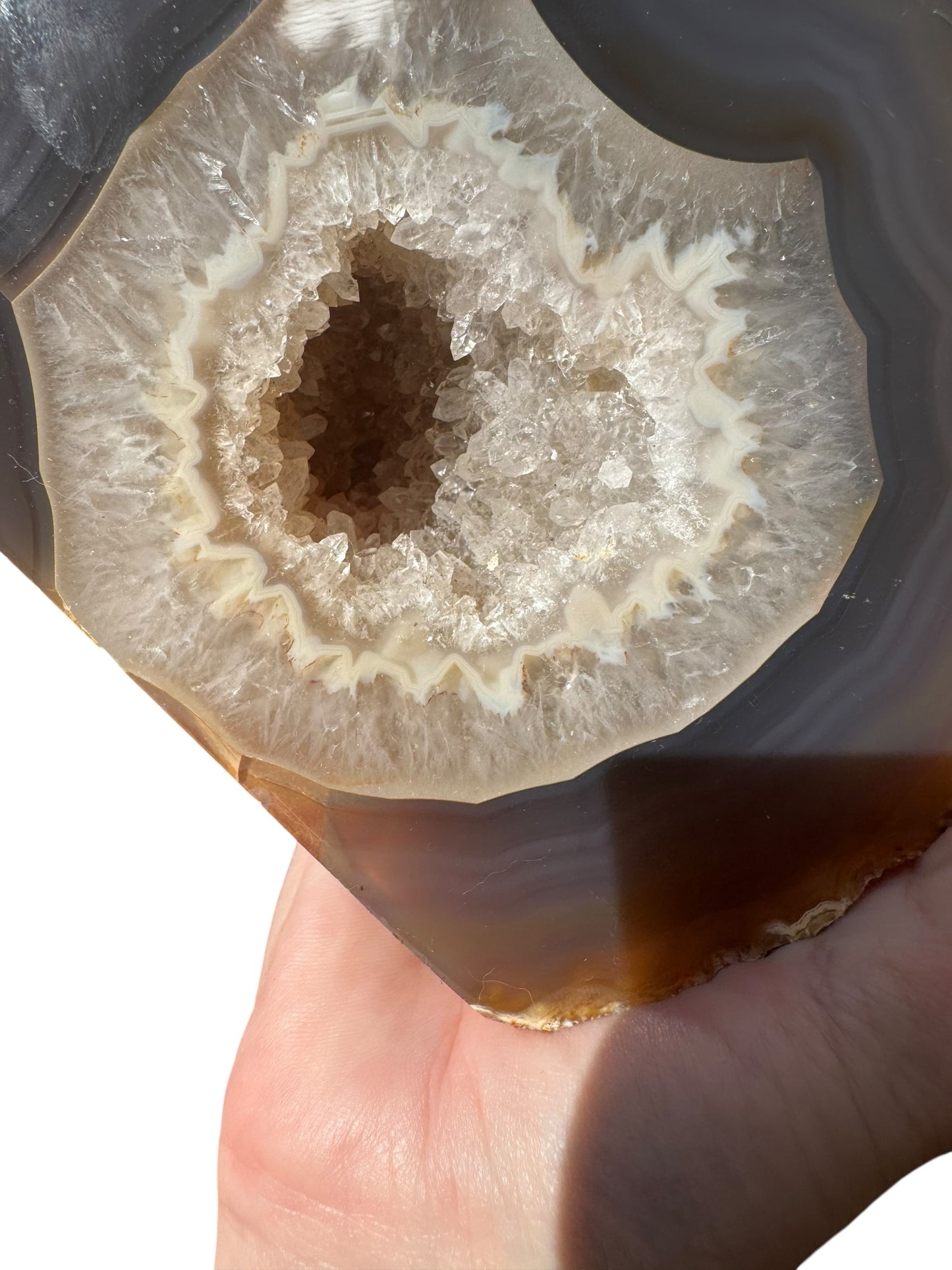 Agate Druzy Geode