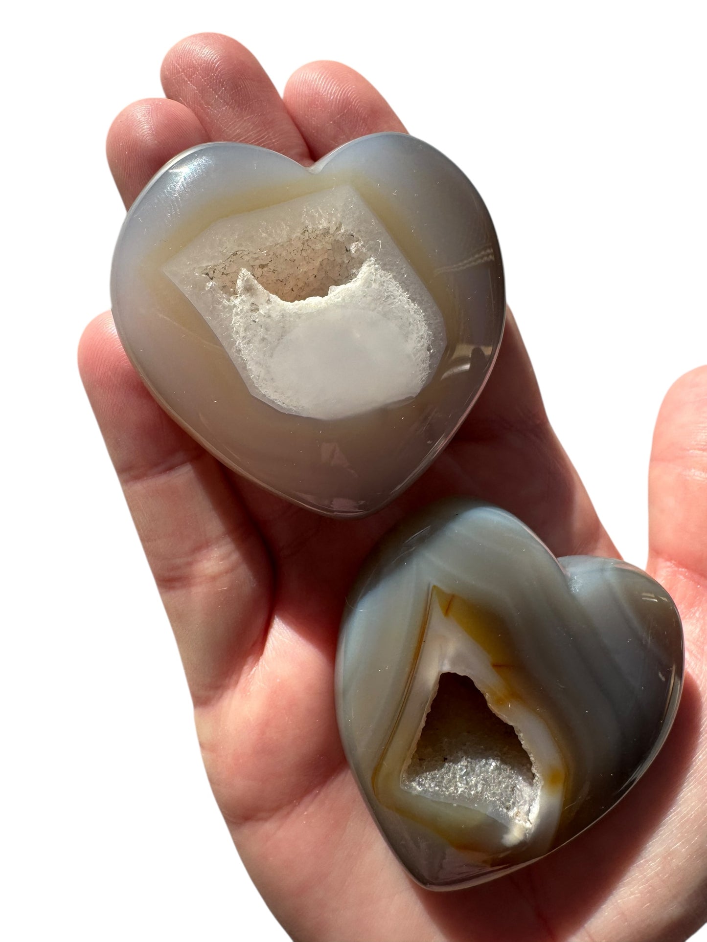 Druzy Agate Heart