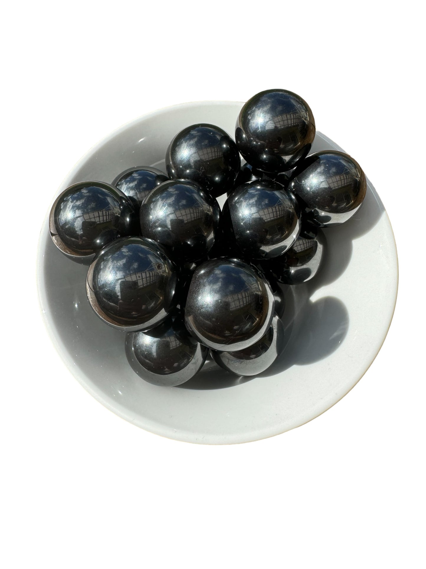 Hematite Spheres set of 2