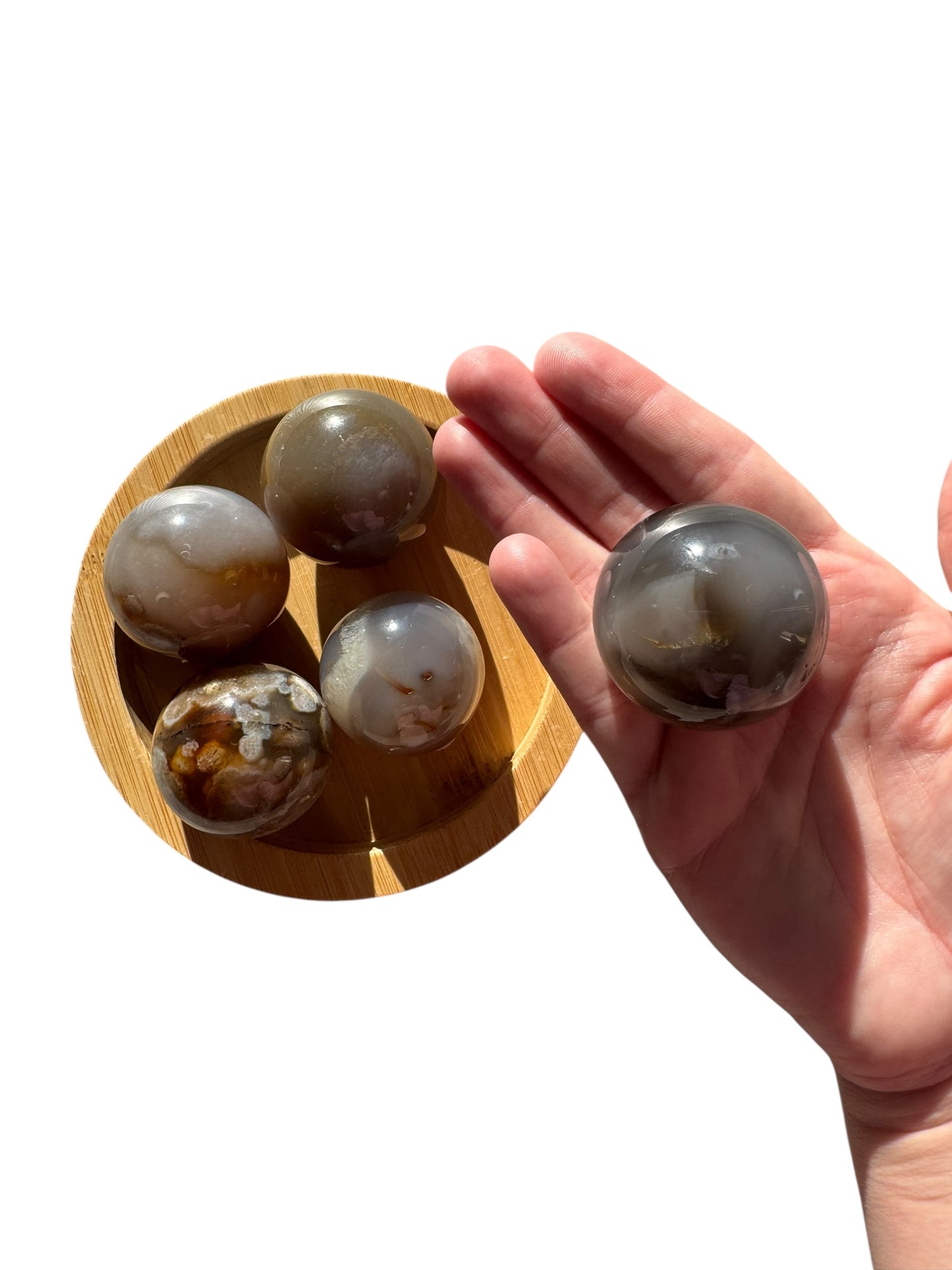Agate Spheres (Sm)