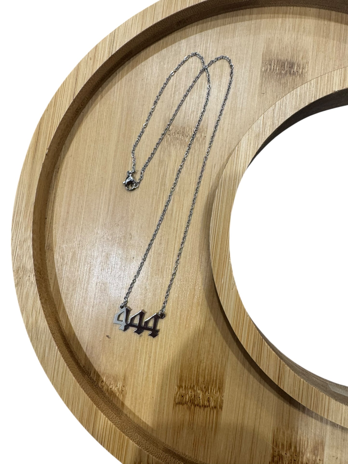 Angel Necklace (Silver) - “444”