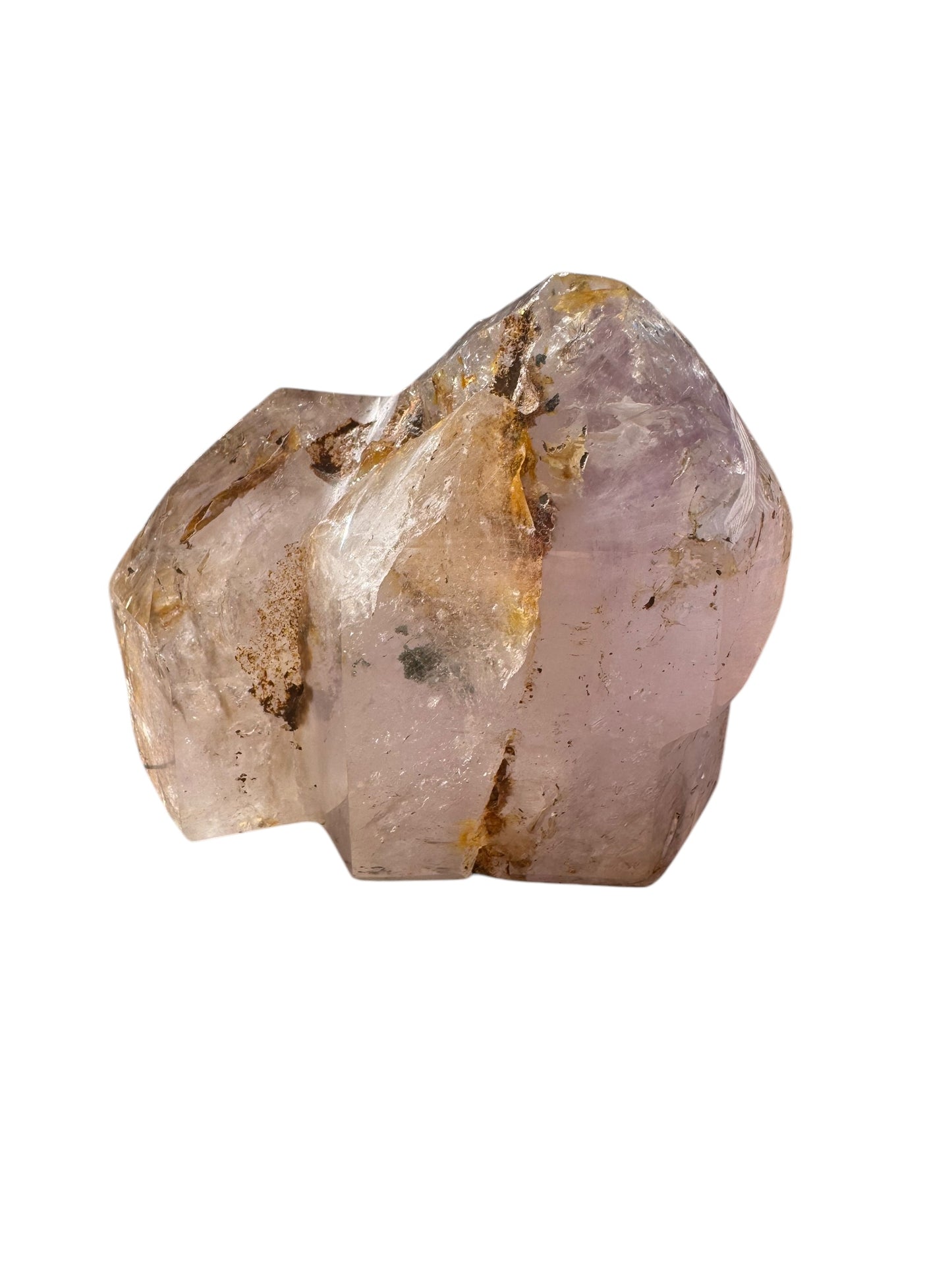 Included Quartz with Amethyst inclusion