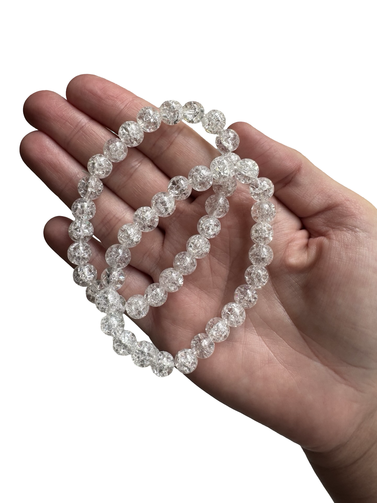 Cracked Quartz Bracelet 8mm