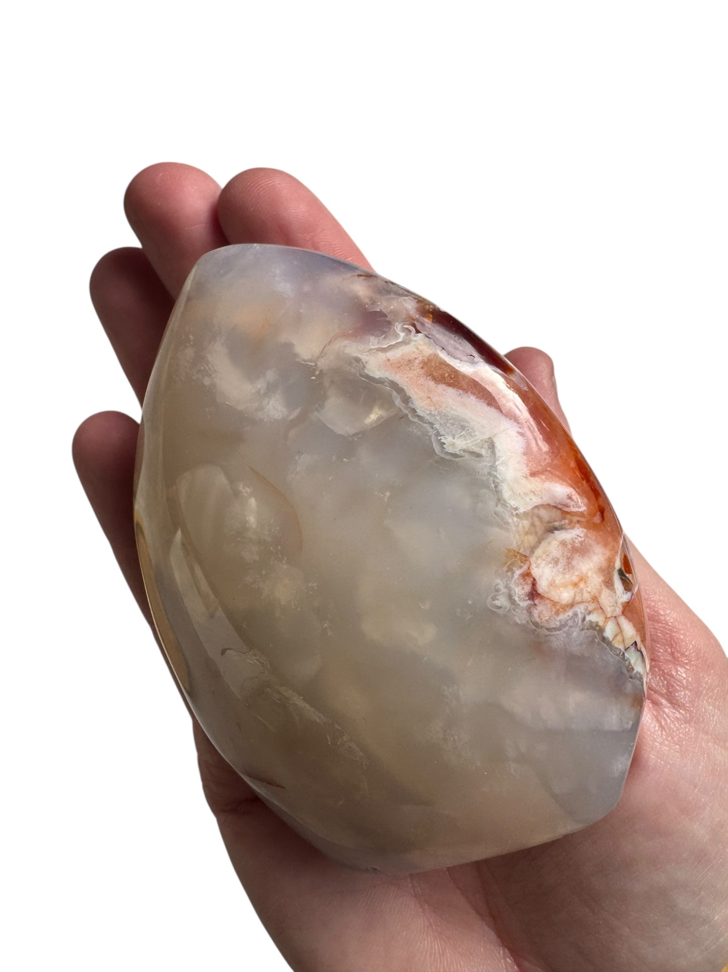 Carnelian X Flower Agate Freeform