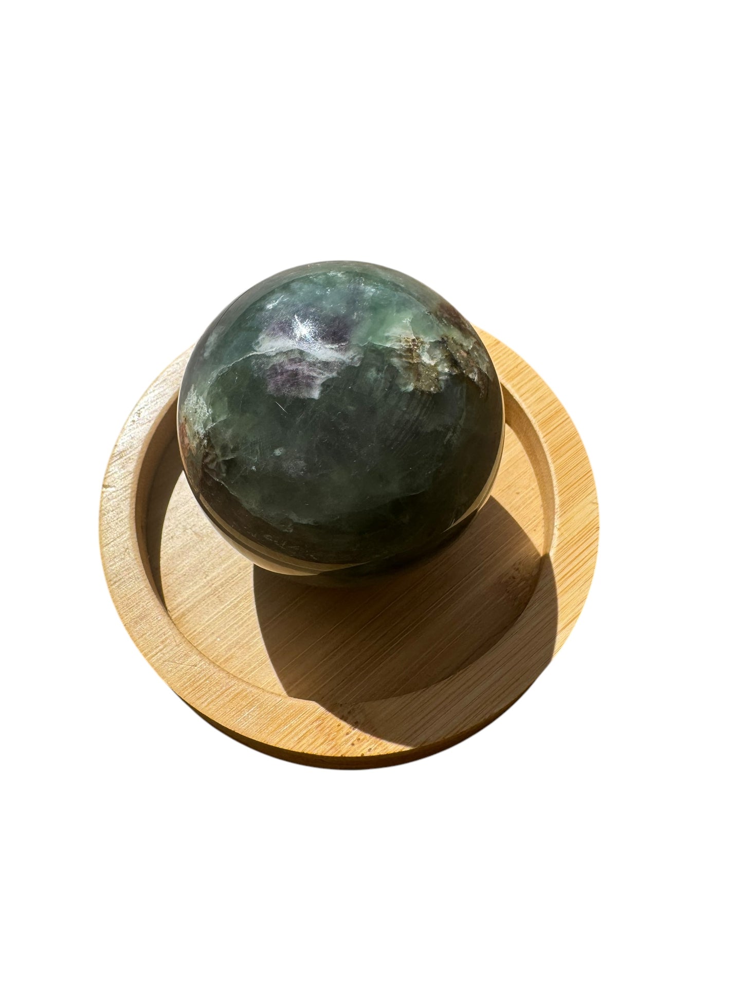 Green Fluorite Sphere