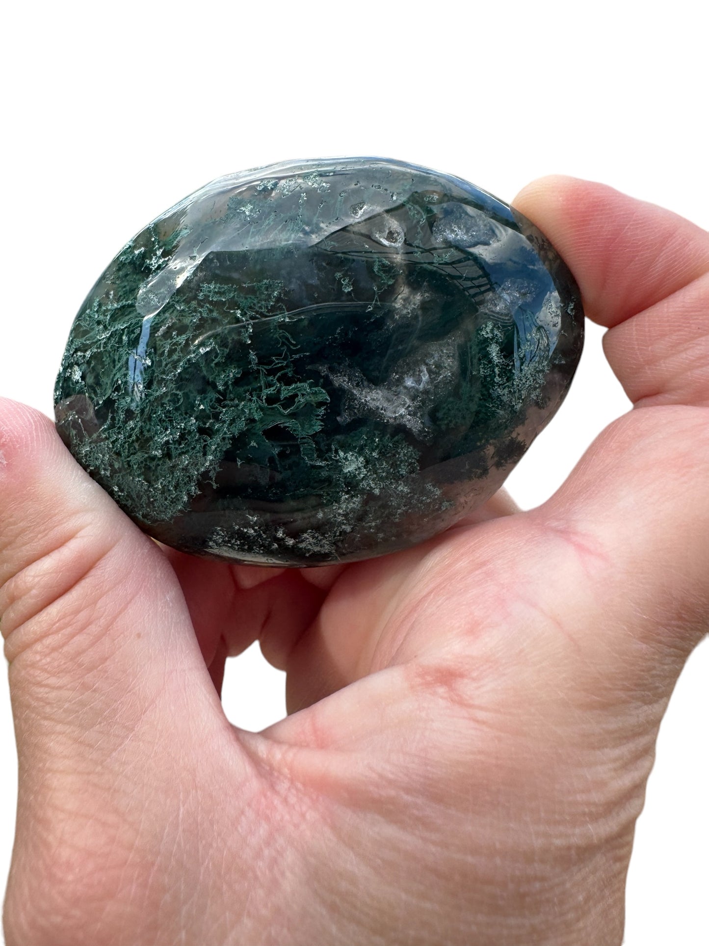 Moss Agate Palmstone