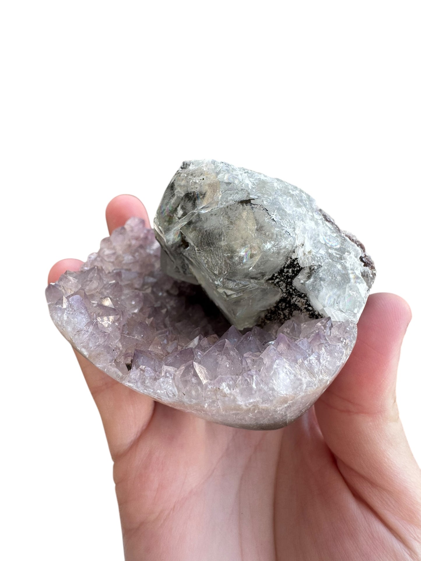 Amethyst Cluster with inclusion