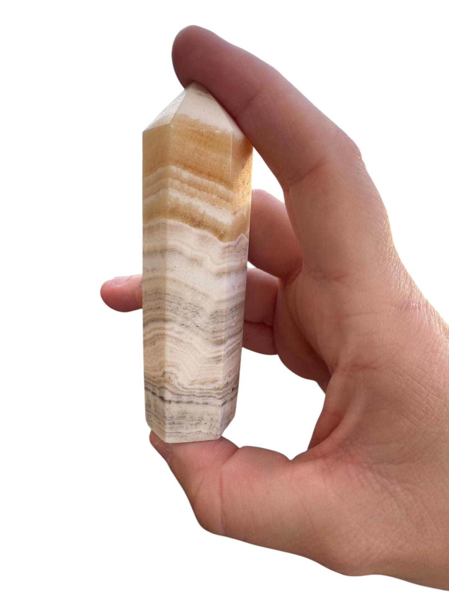 Honey Calcite Tower WH