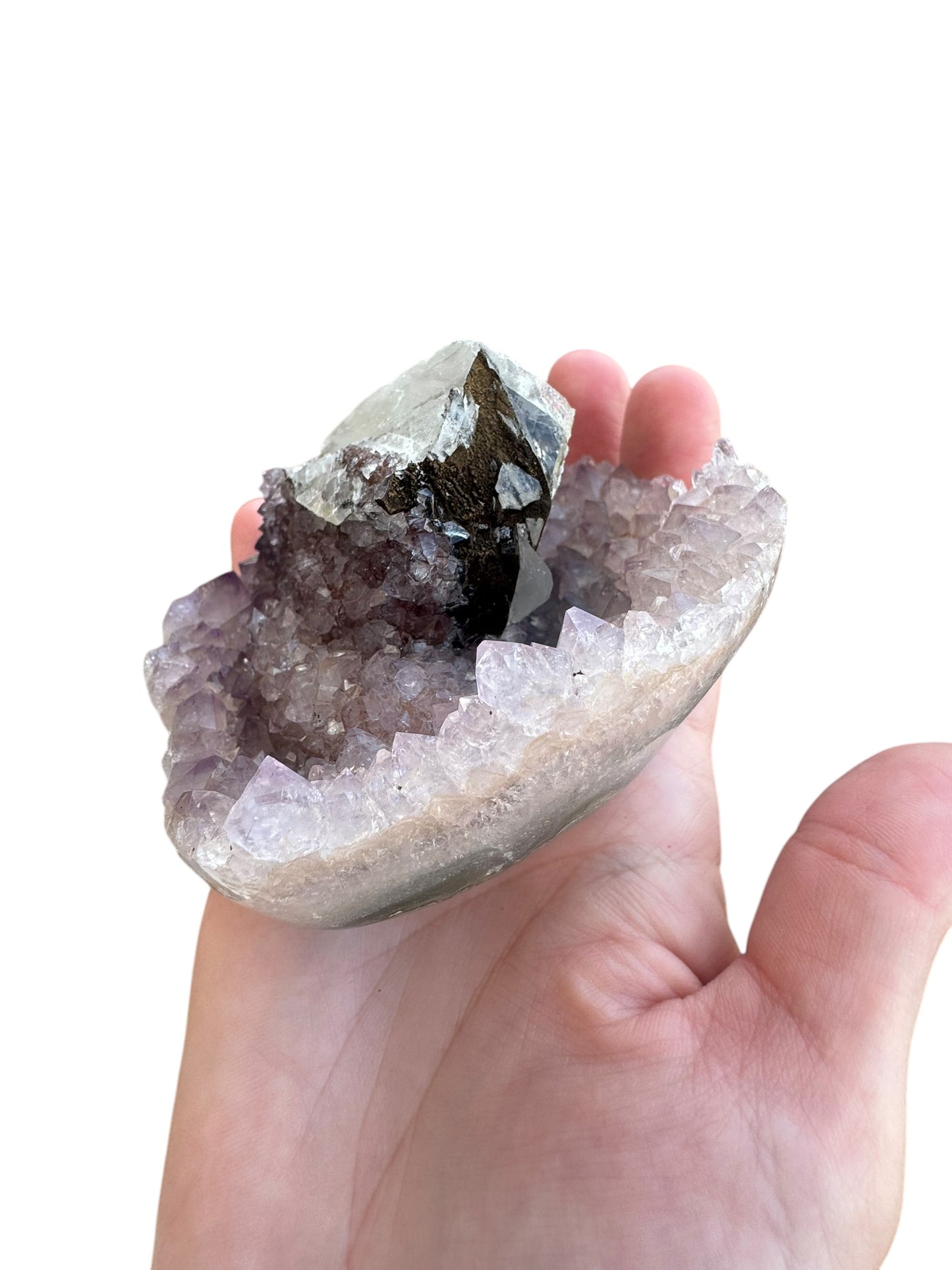 Amethyst Cluster with inclusion