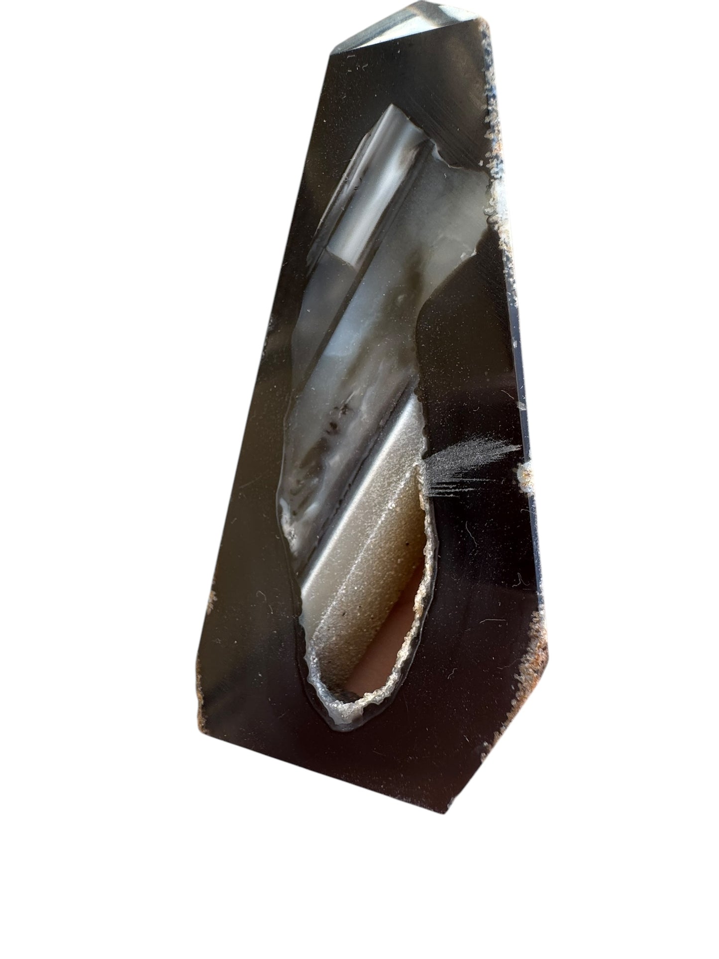 Black Agate Slice