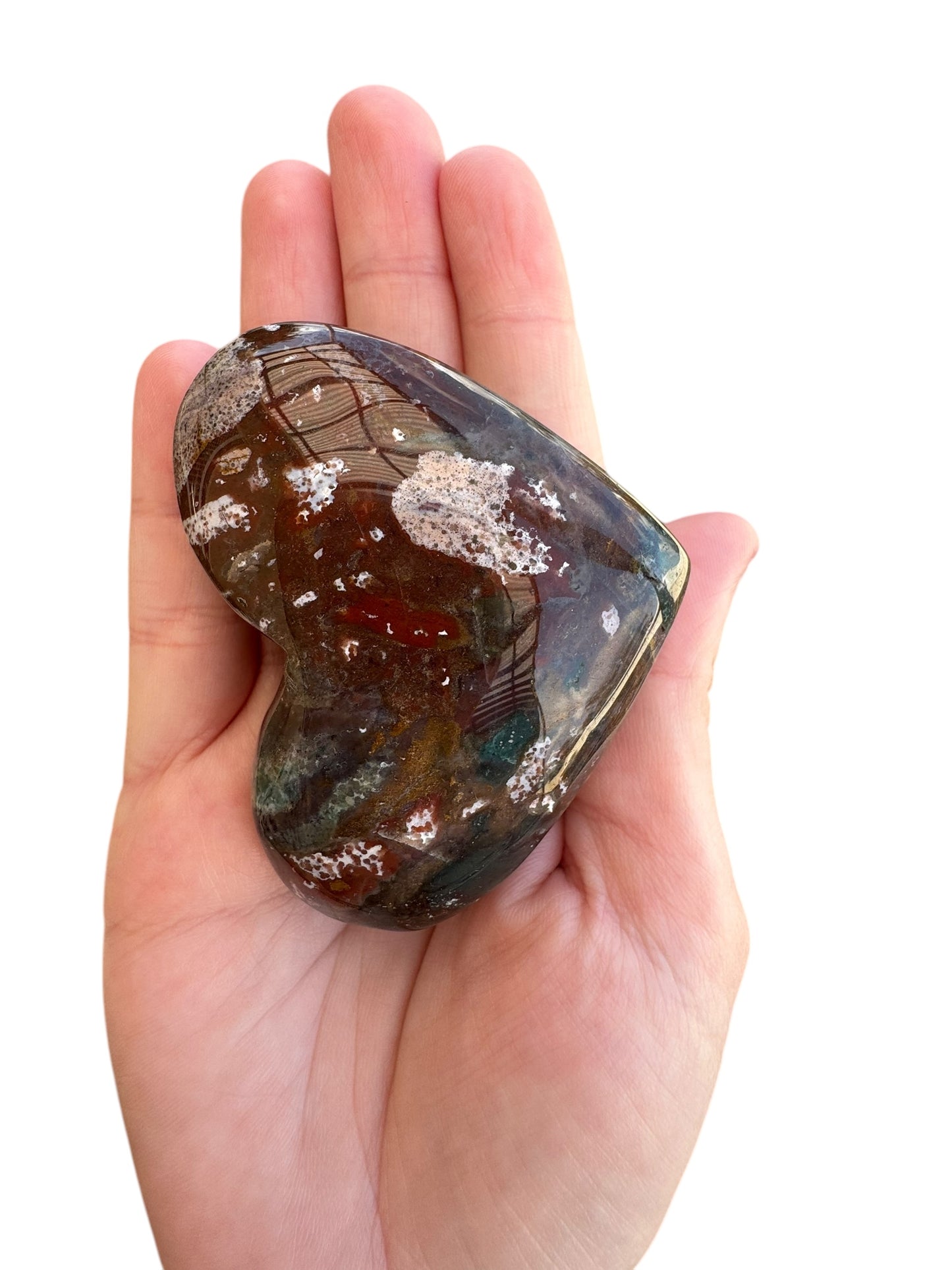 Ocean Jasper Heart