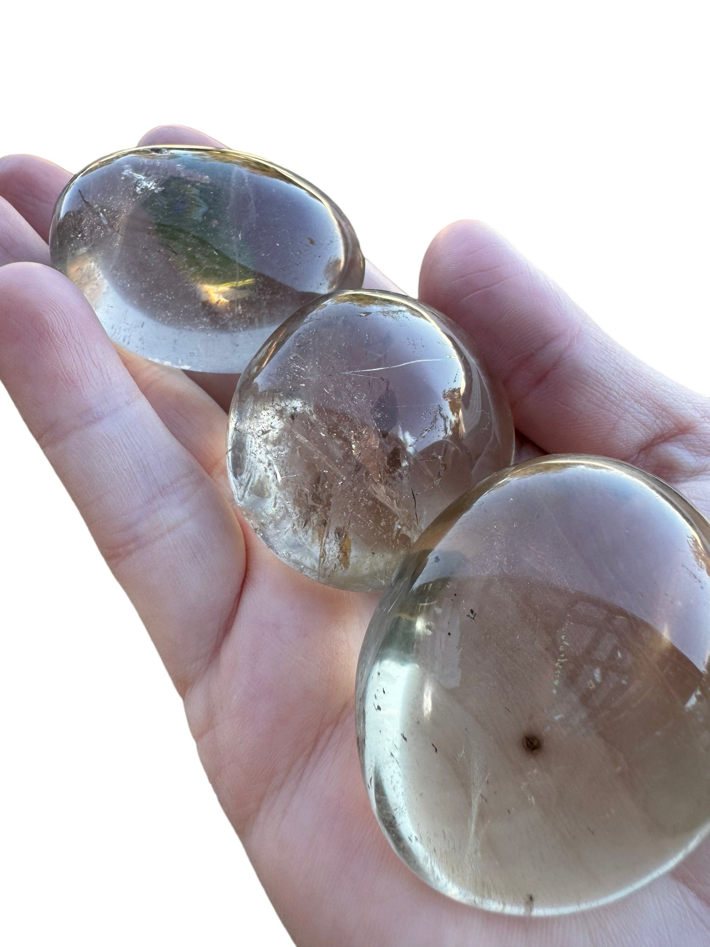 Smokey Quartz Palm Stone