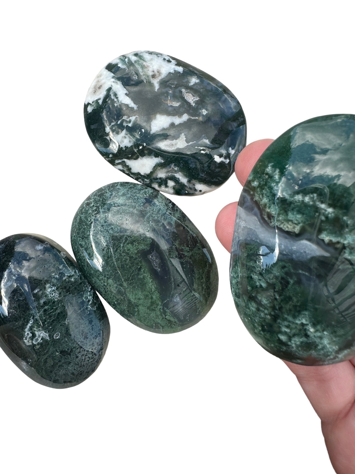 Moss Agate Palmstone