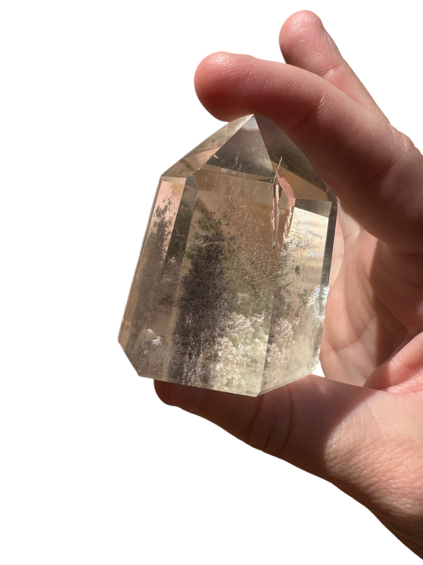 Included Clear Quartz Point