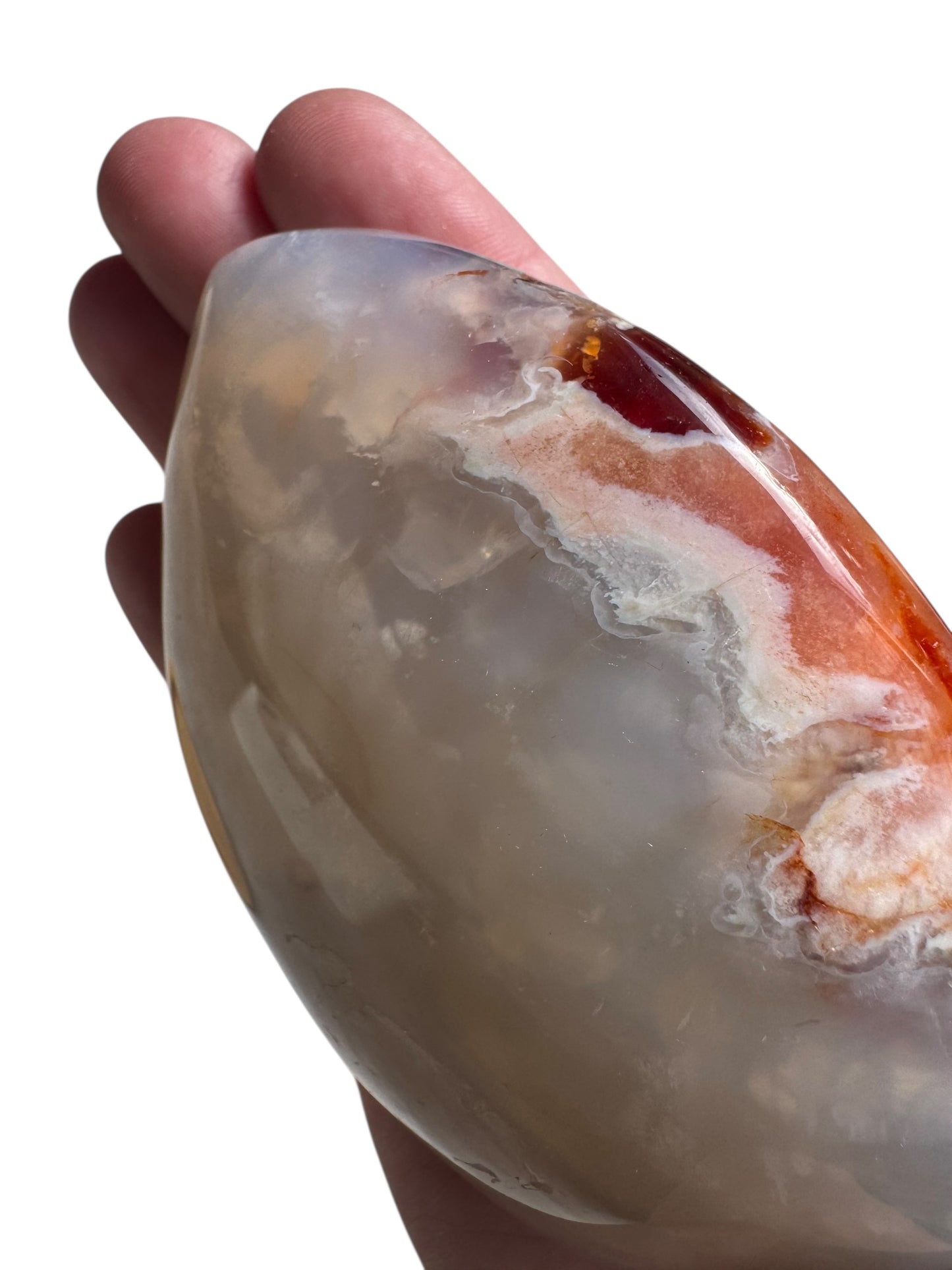 Carnelian X Flower Agate Freeform