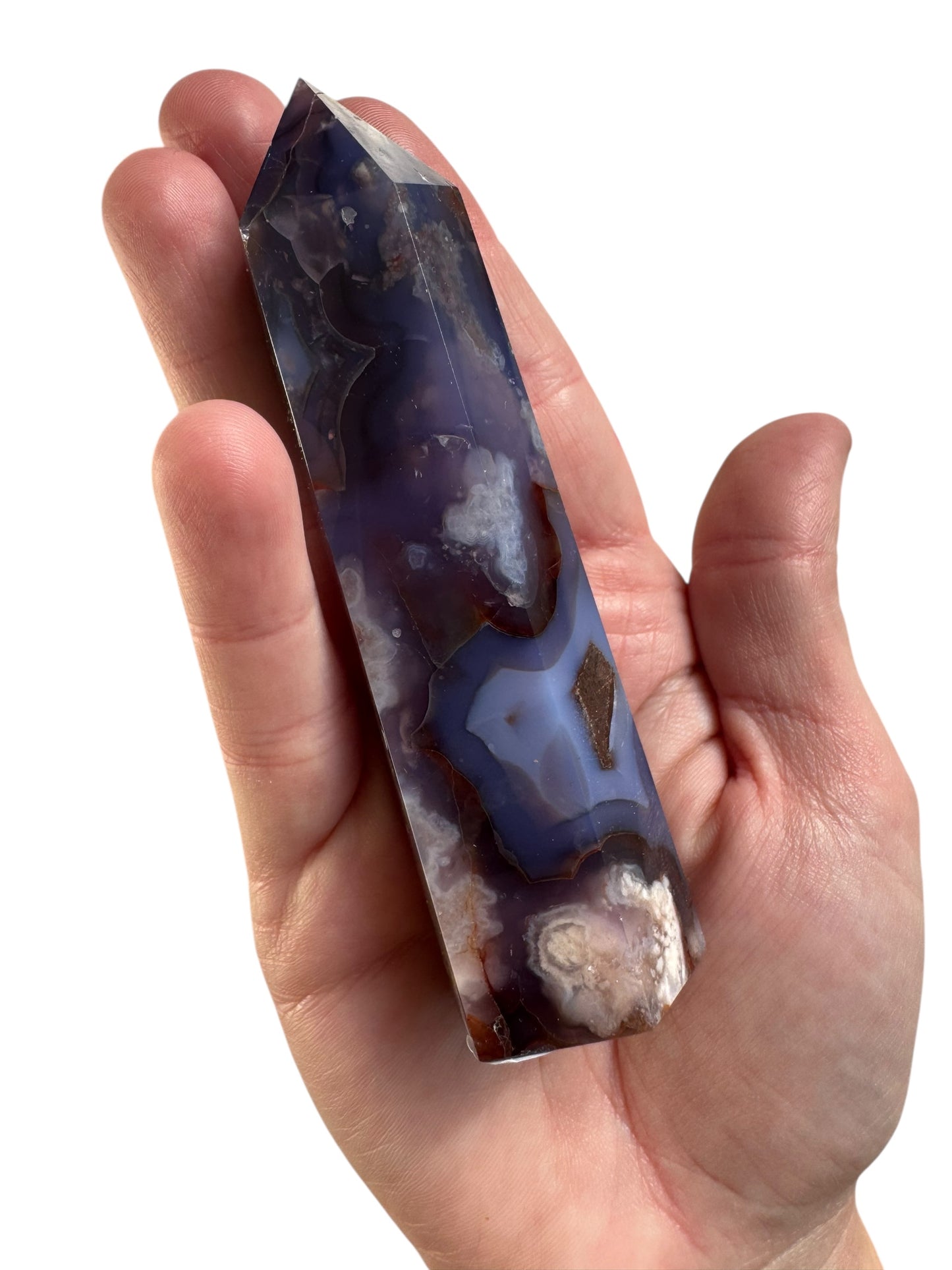 Blue Flower Agate (D)