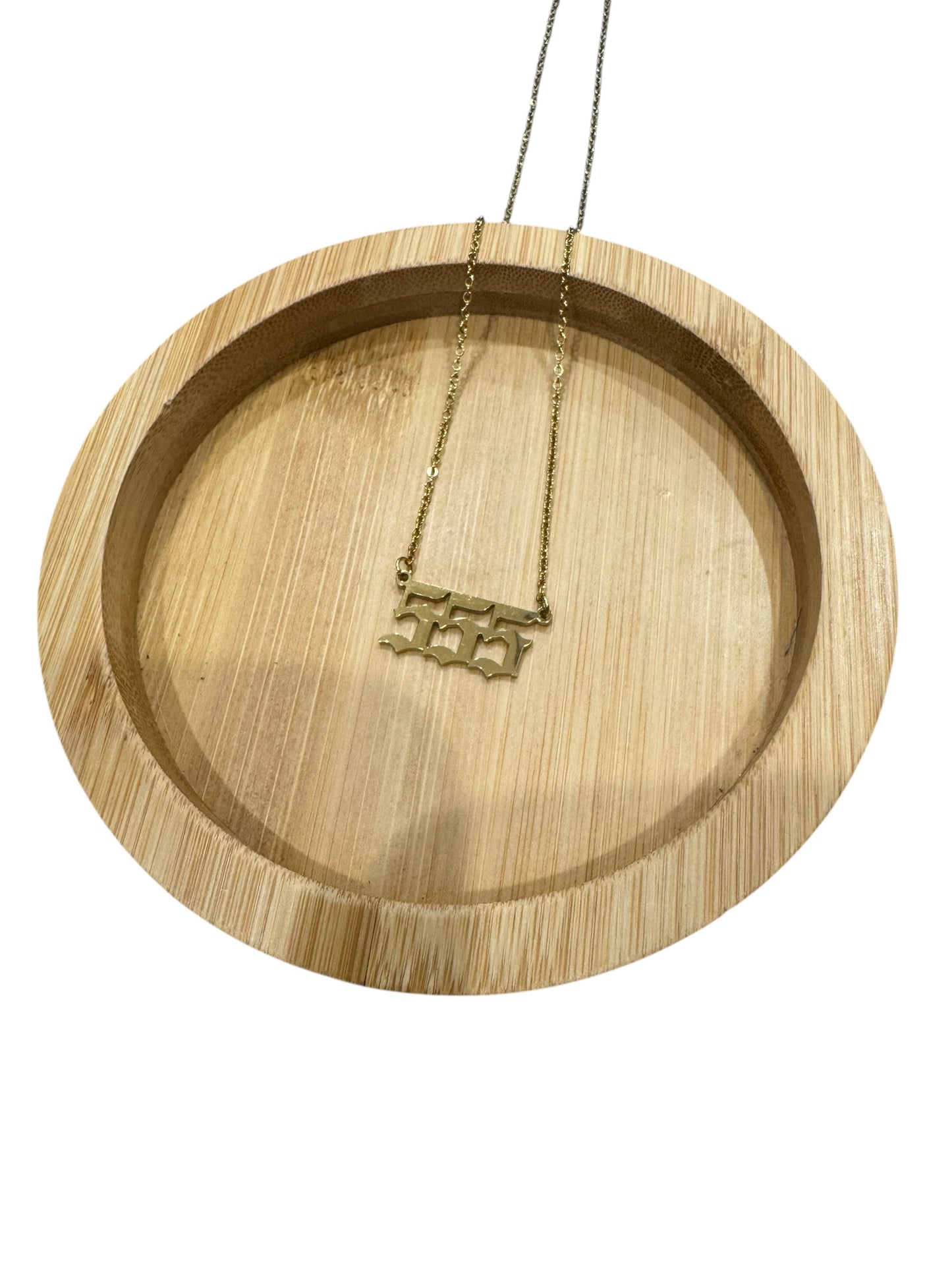 Angel Necklace (Gold) - “555”