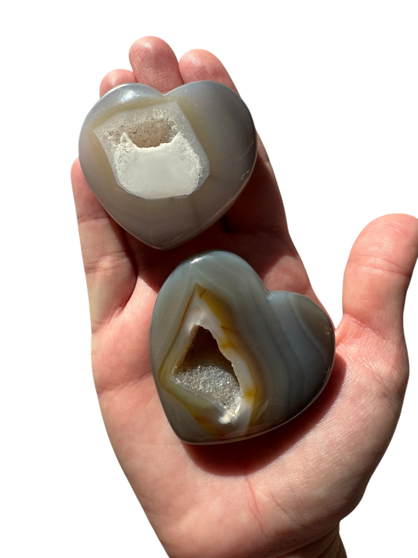 Druzy Agate Heart