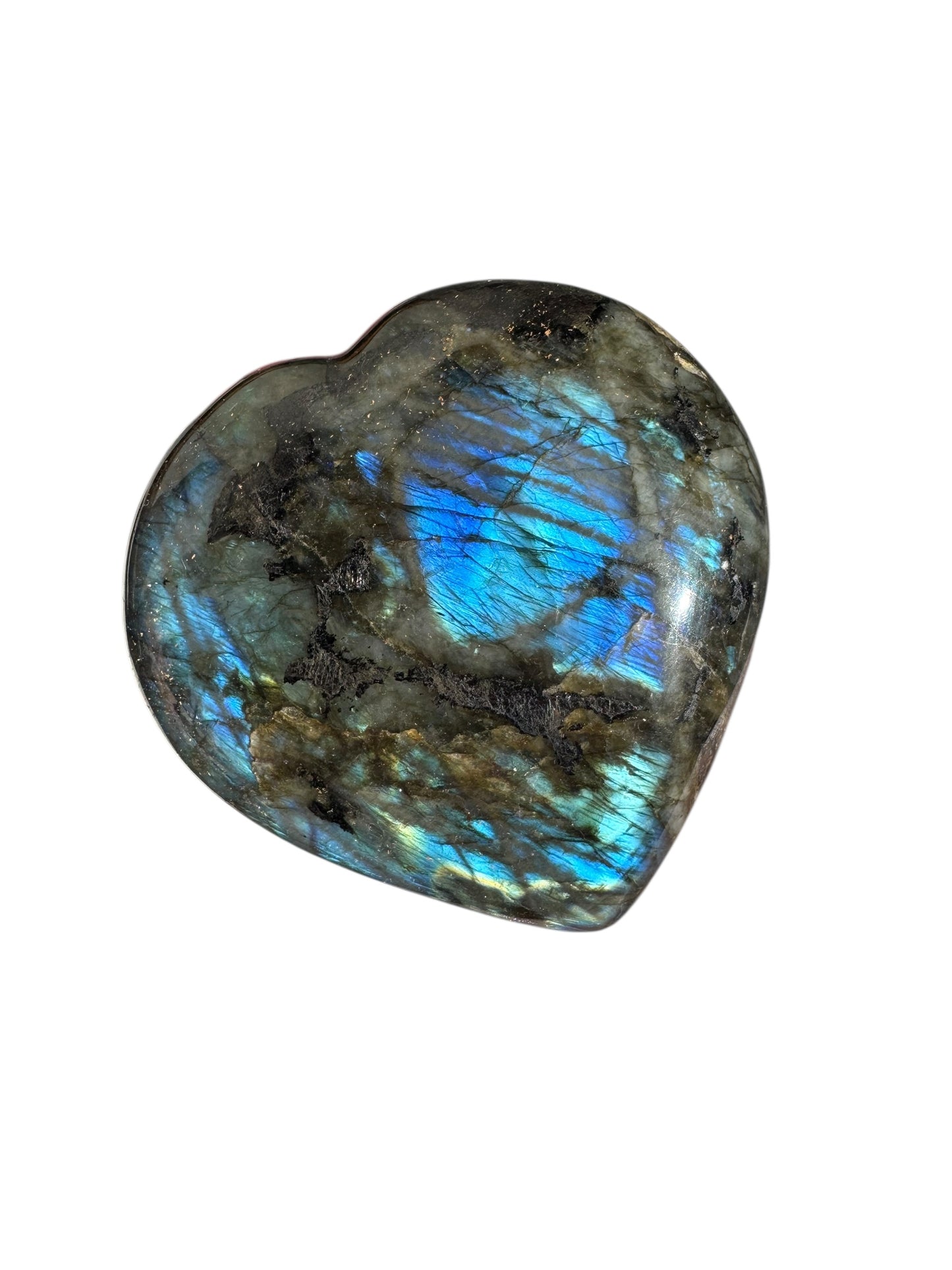 Labradorite Heart