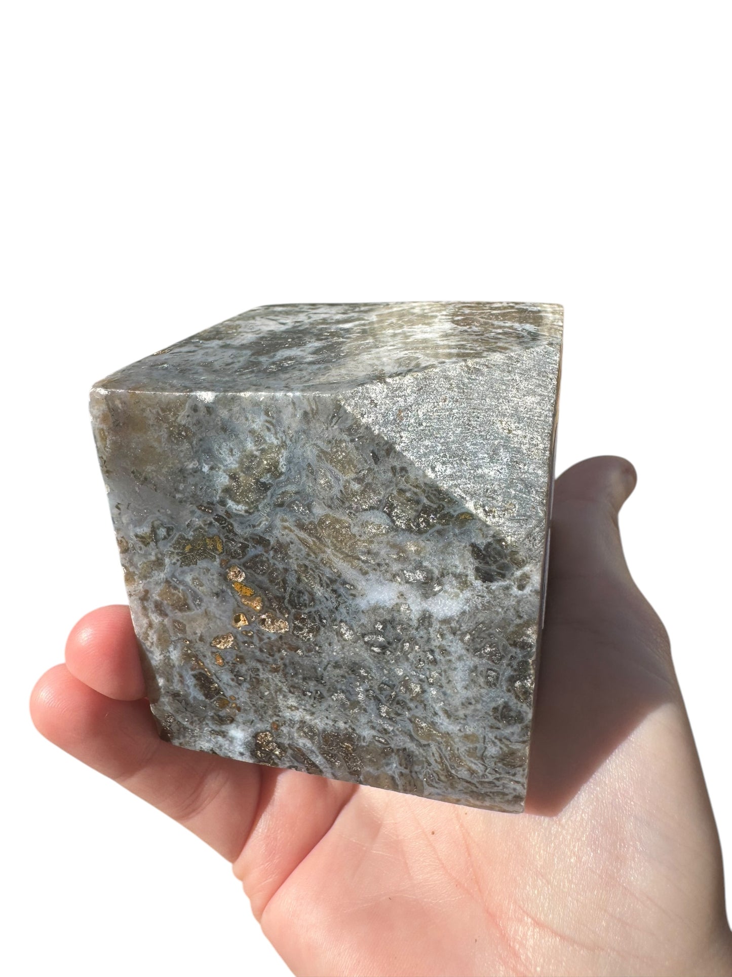 Ocean Jasper Cube