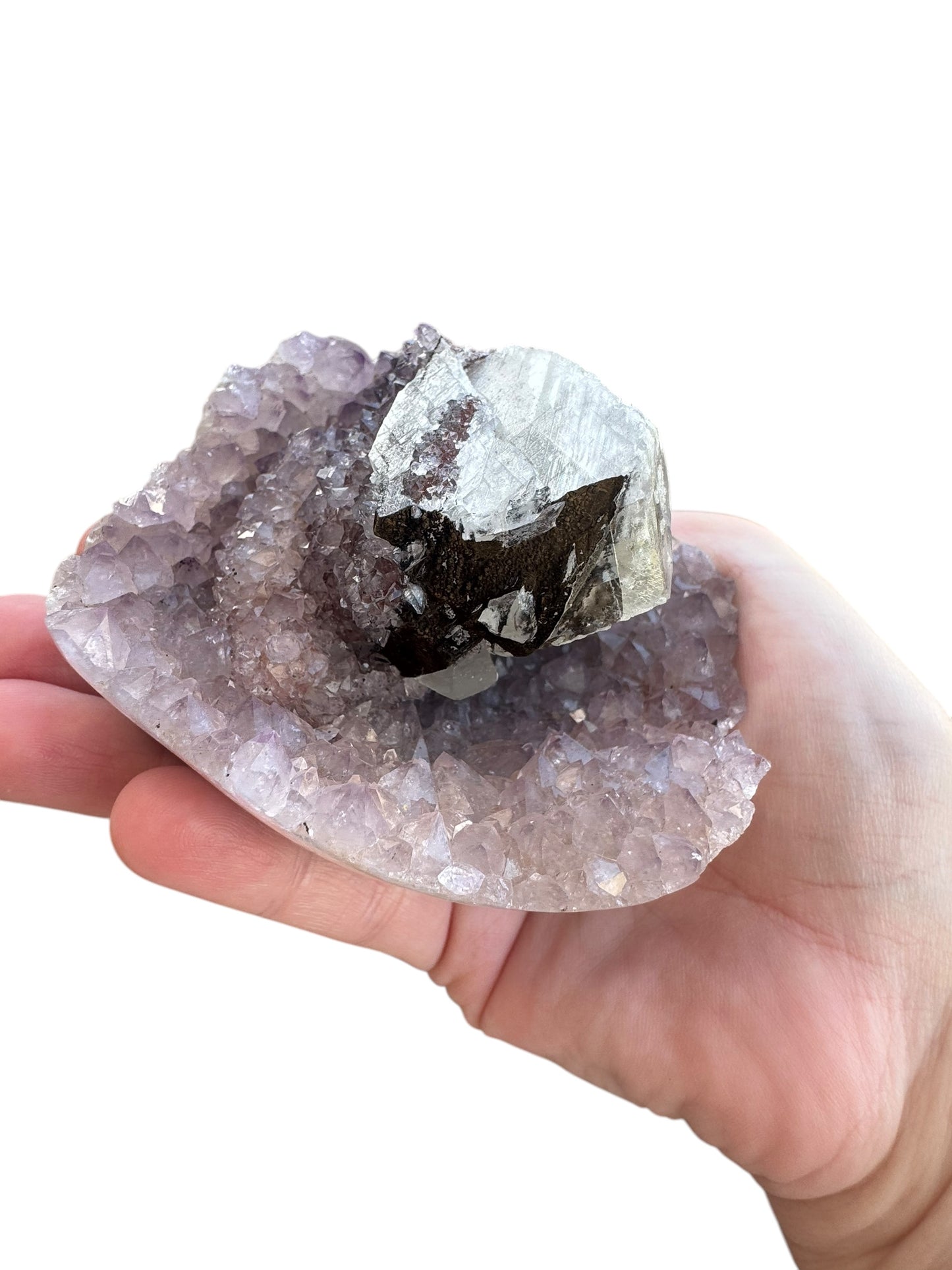 Amethyst Cluster with inclusion