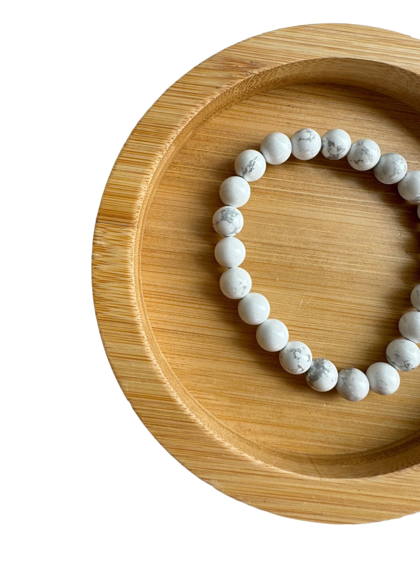 Howlite Bracelet 8mm