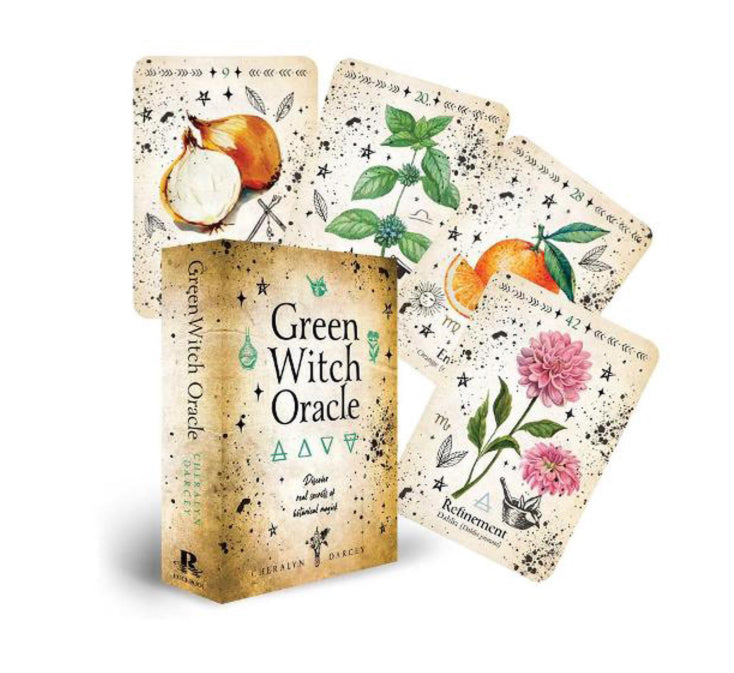 Green Oracle Witch Cards