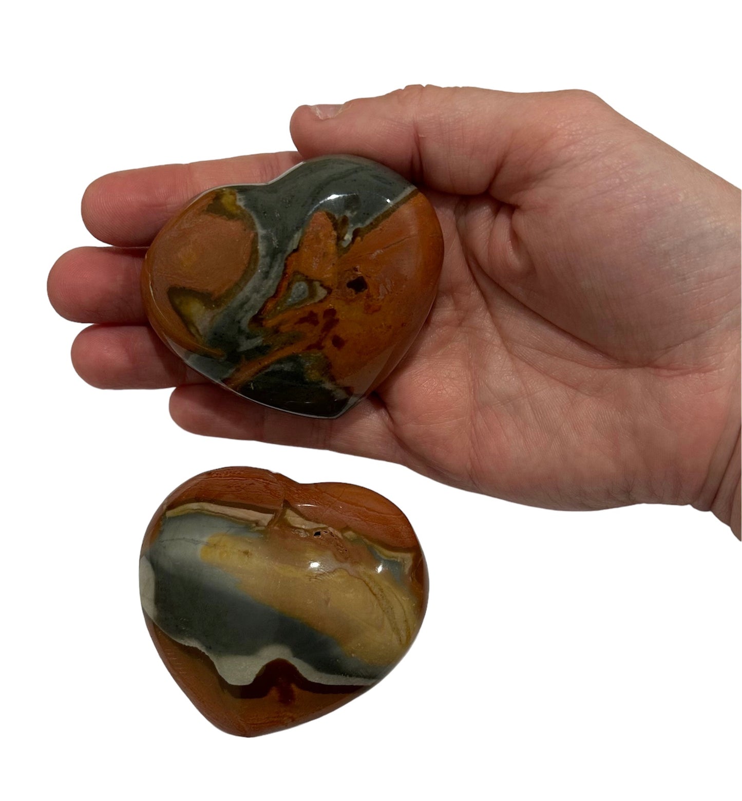 Polychrome Jasper Heart