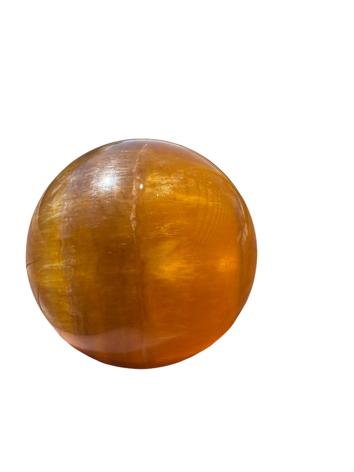 Yellow Fluorite Sphere