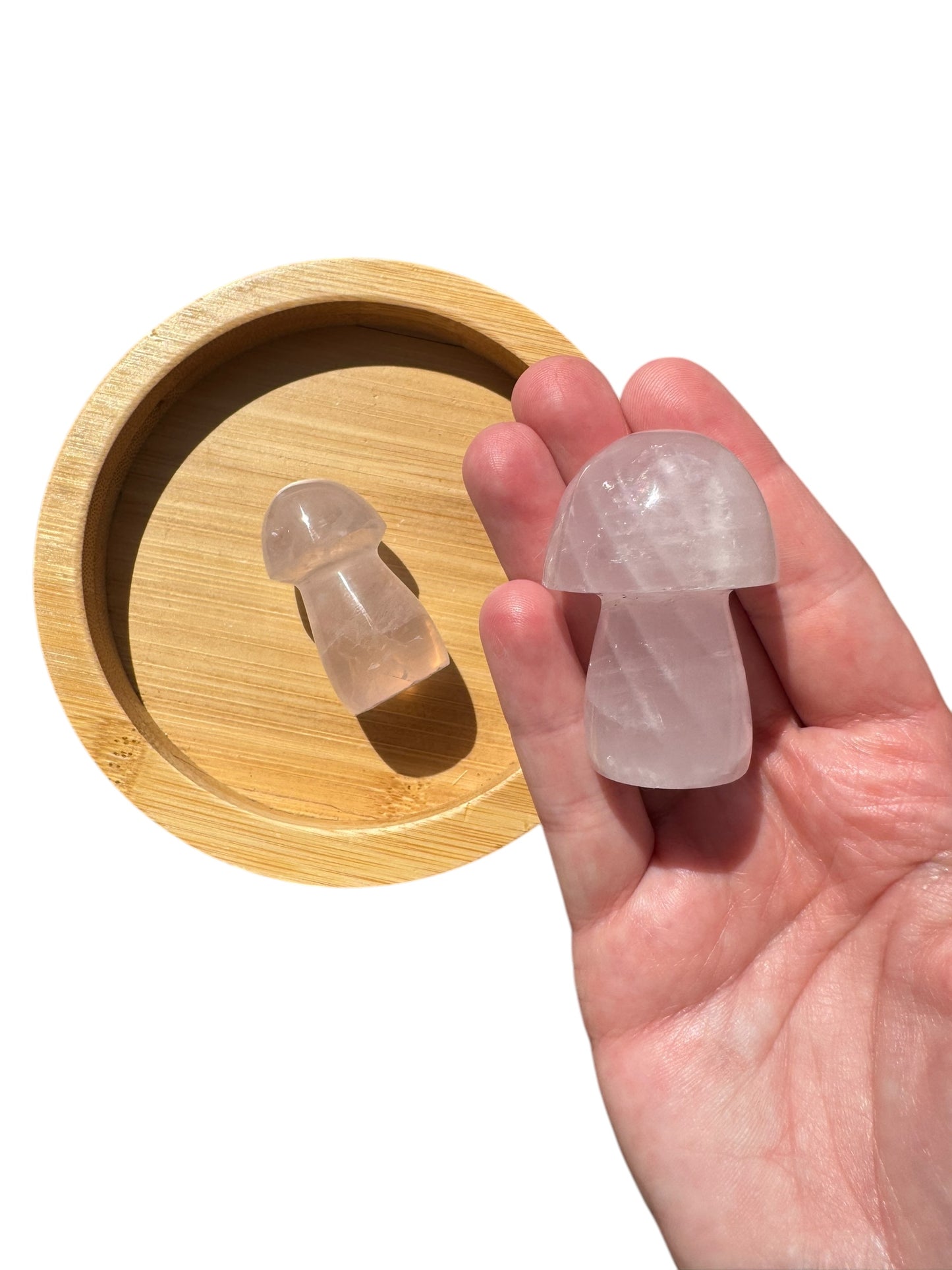 Rose Quartz Mushroom