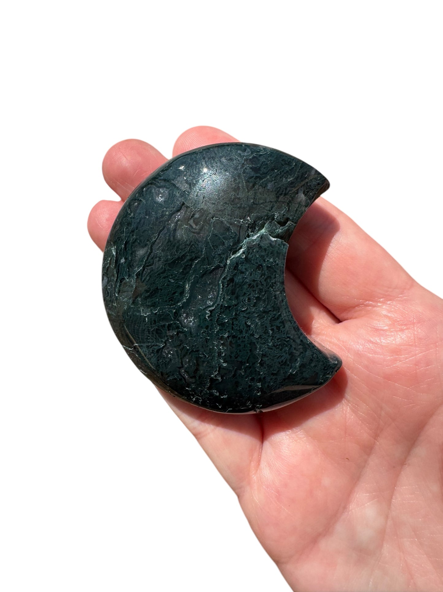 Moss Agate Moon