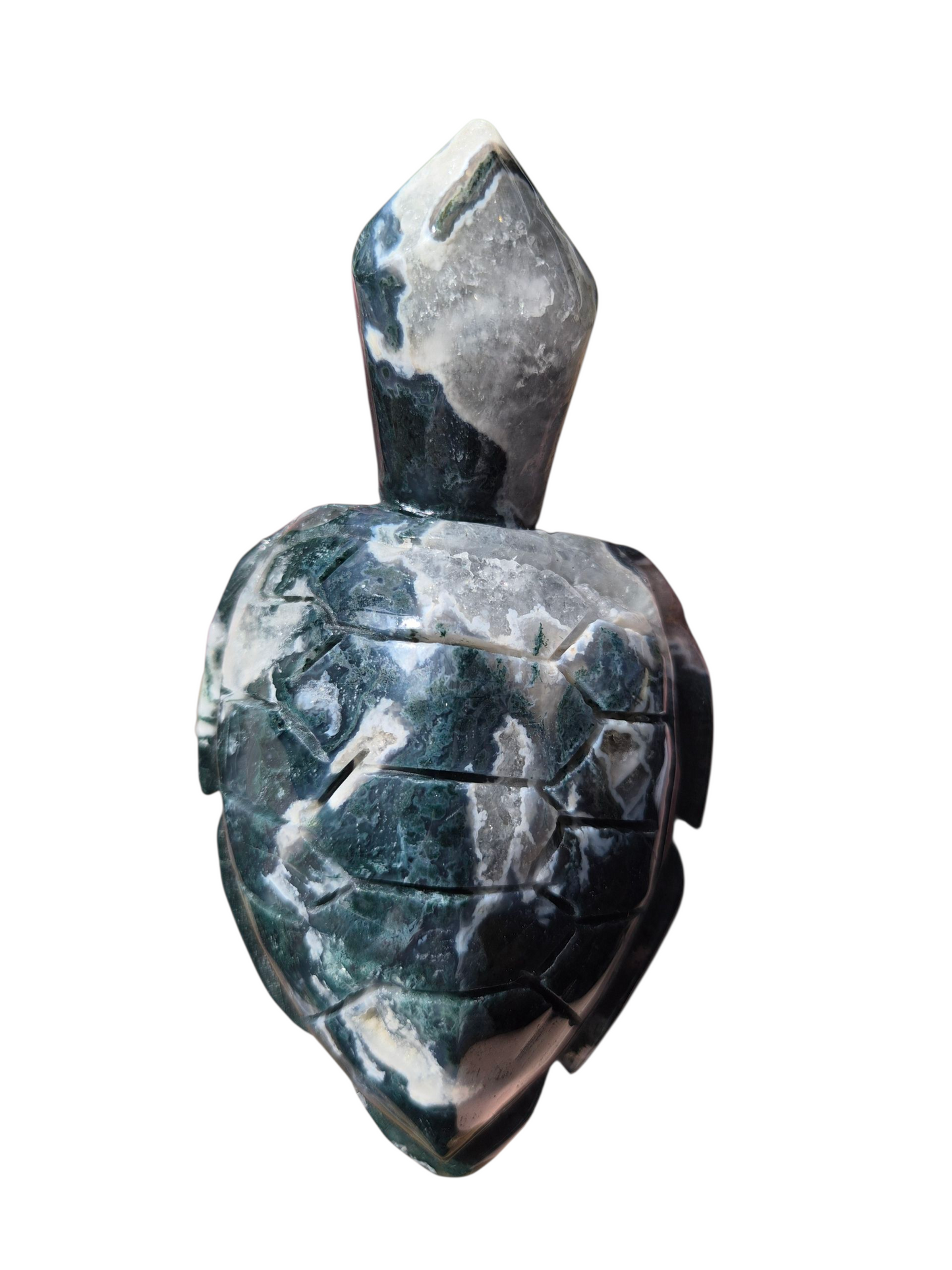 Moss Agate Turtle