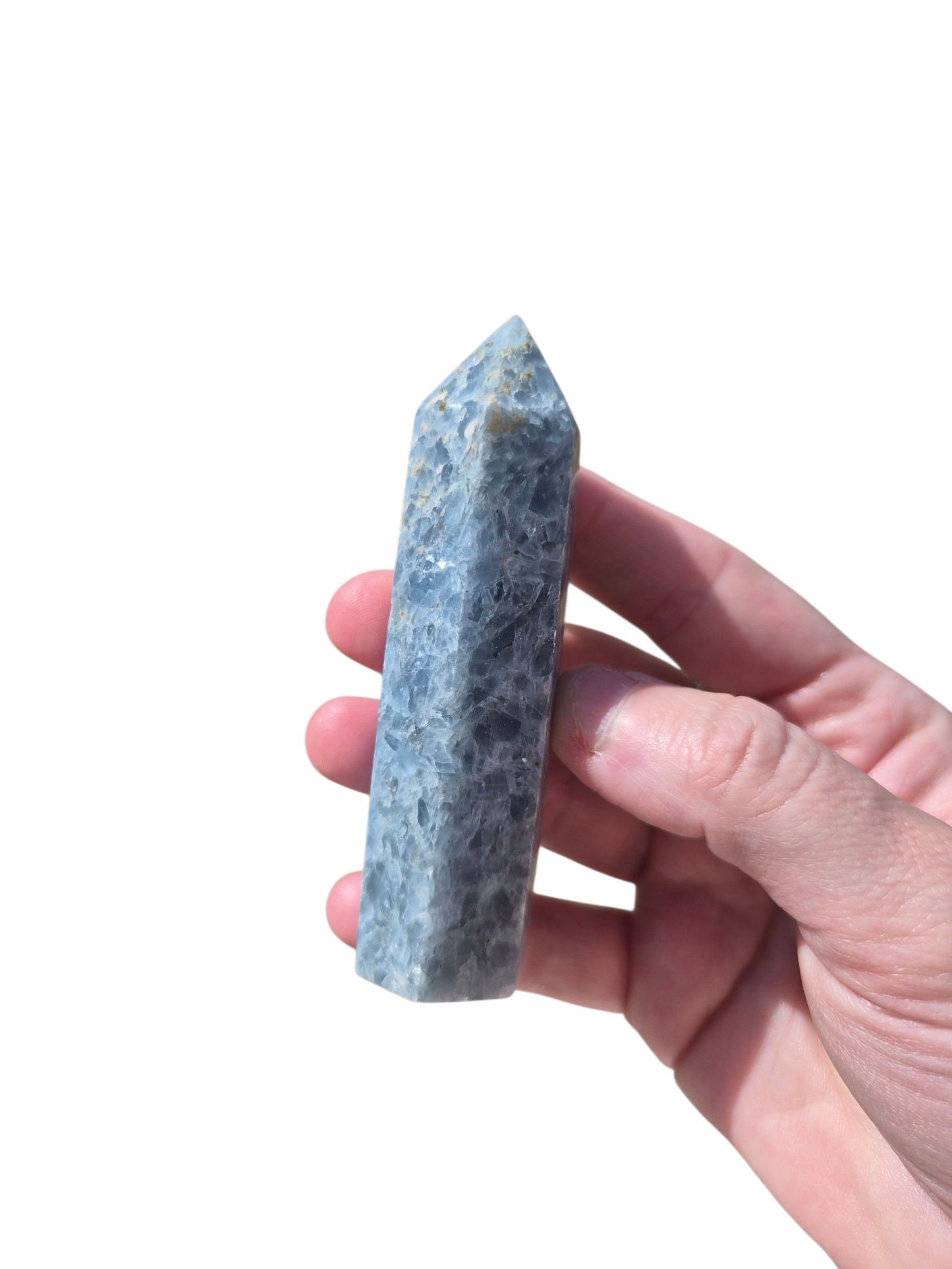 Blue Calcite Tower
