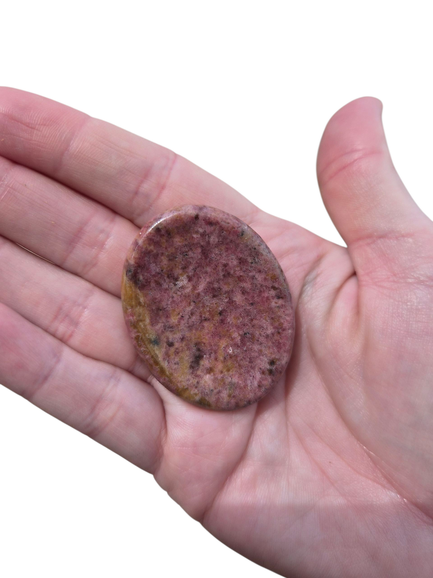 Rhodonite Worry Stone