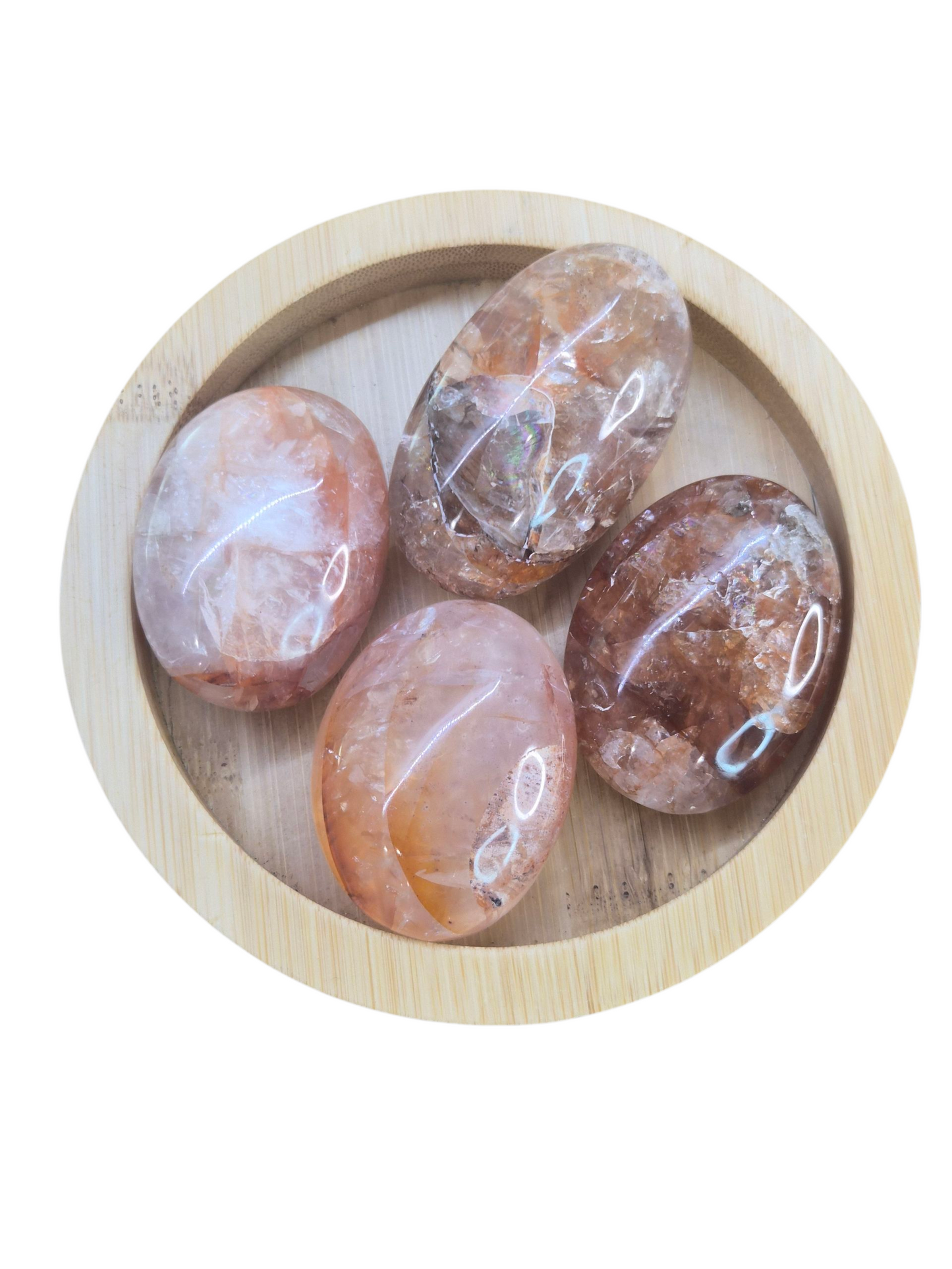 Fire Quartz Palmstone