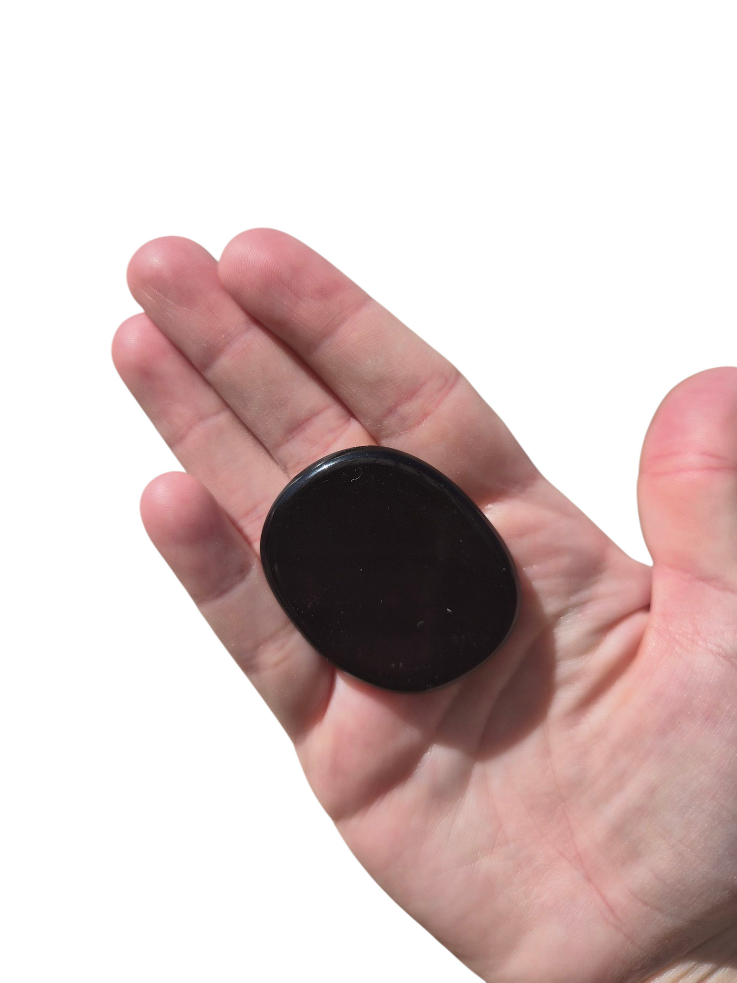 Black Obsidian Flatstone