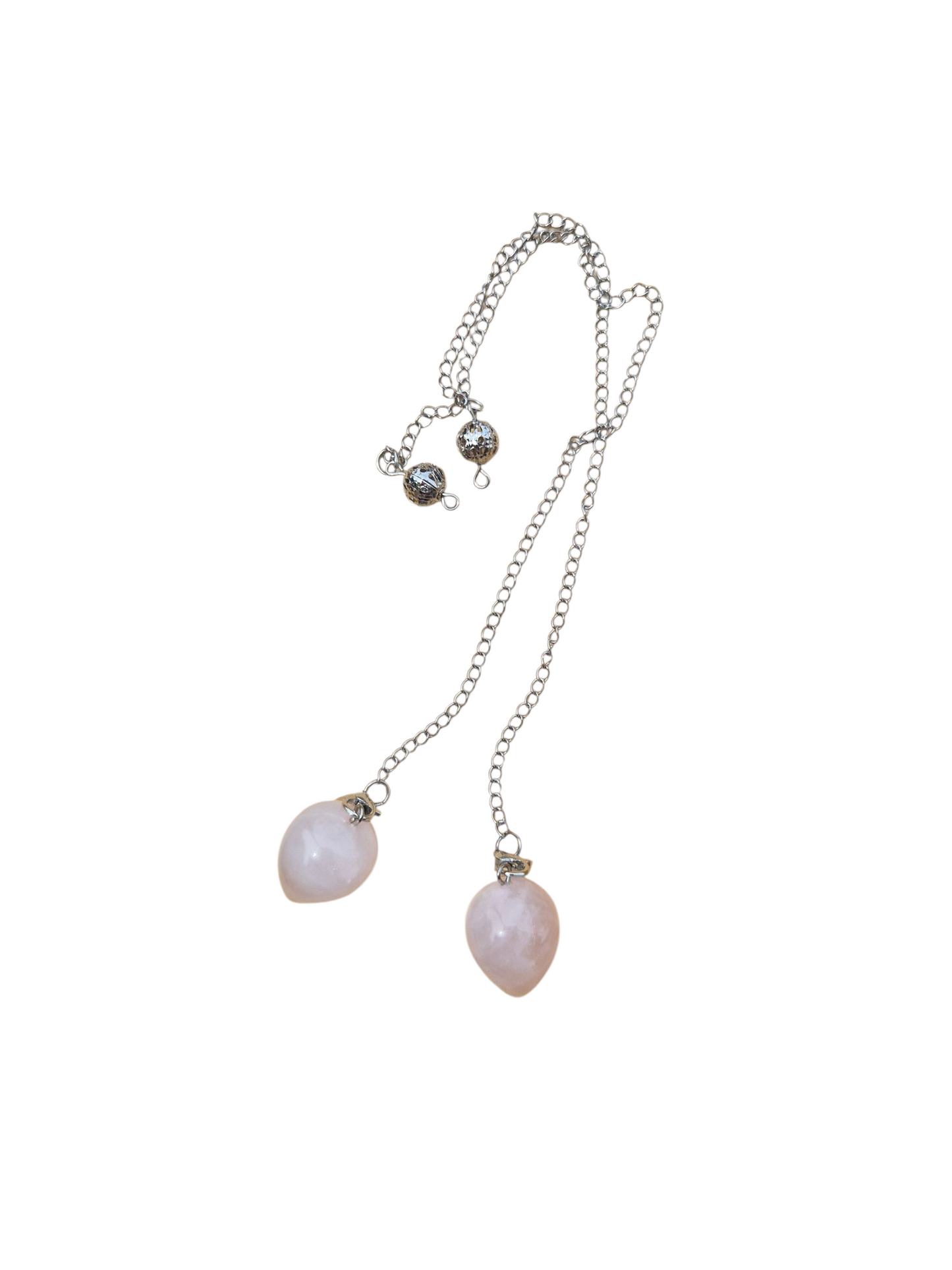 Rose Quartz Mini Pendulum (Tear drop)
