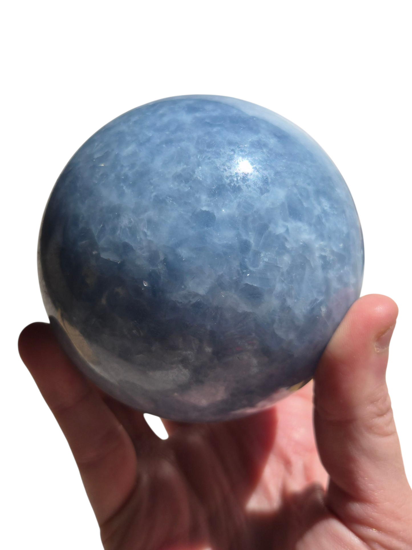Blue Celestite Sphere 770