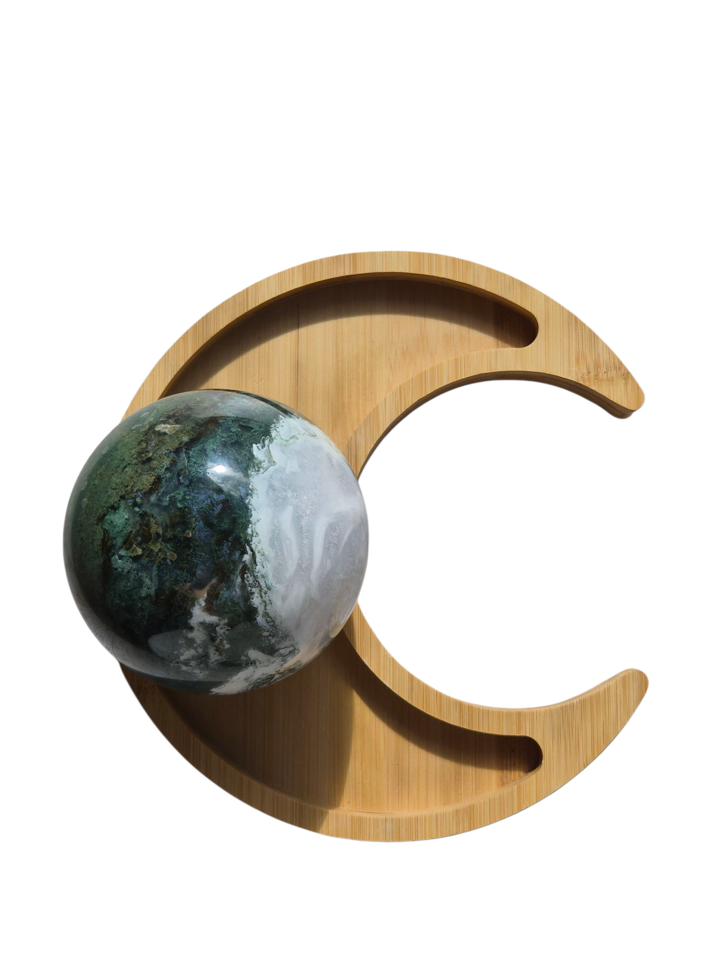 Moss Agate Sphere 1990