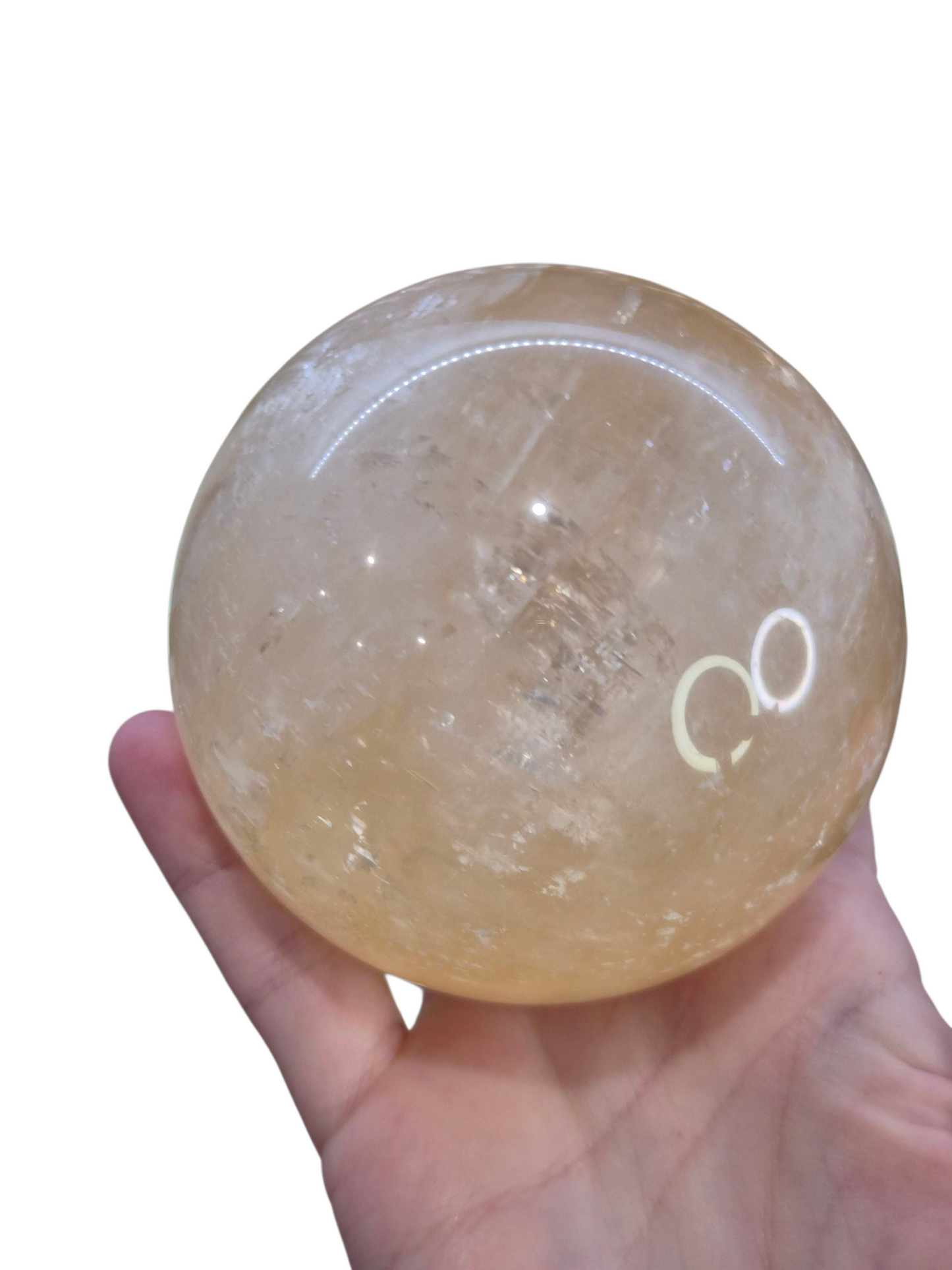 Honey Calcite Sphere 766