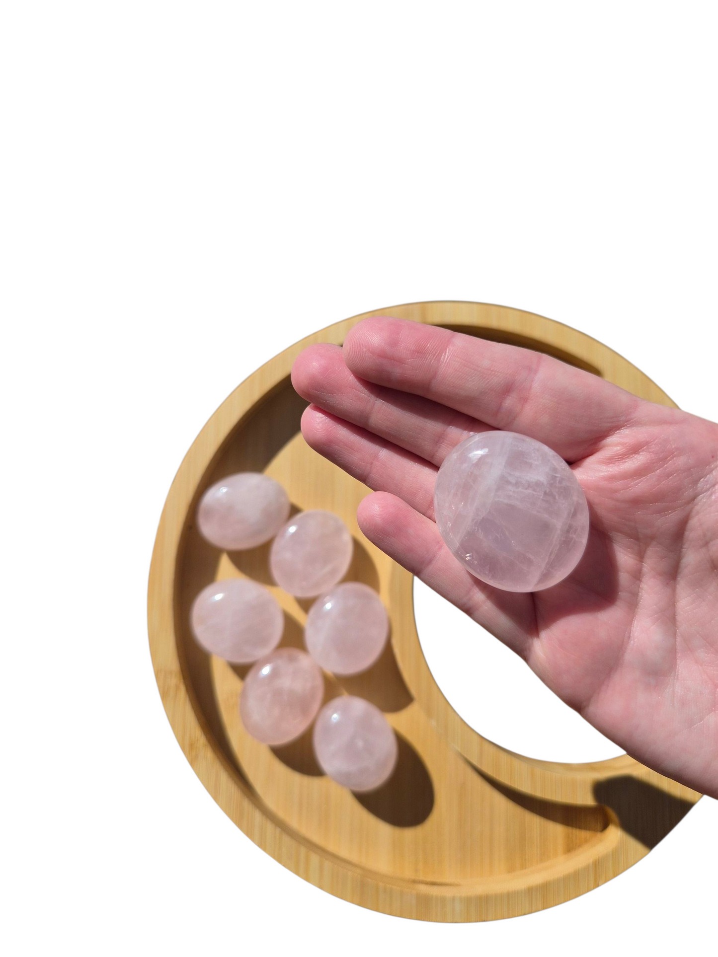 Rose Quartz Mini Palmstone