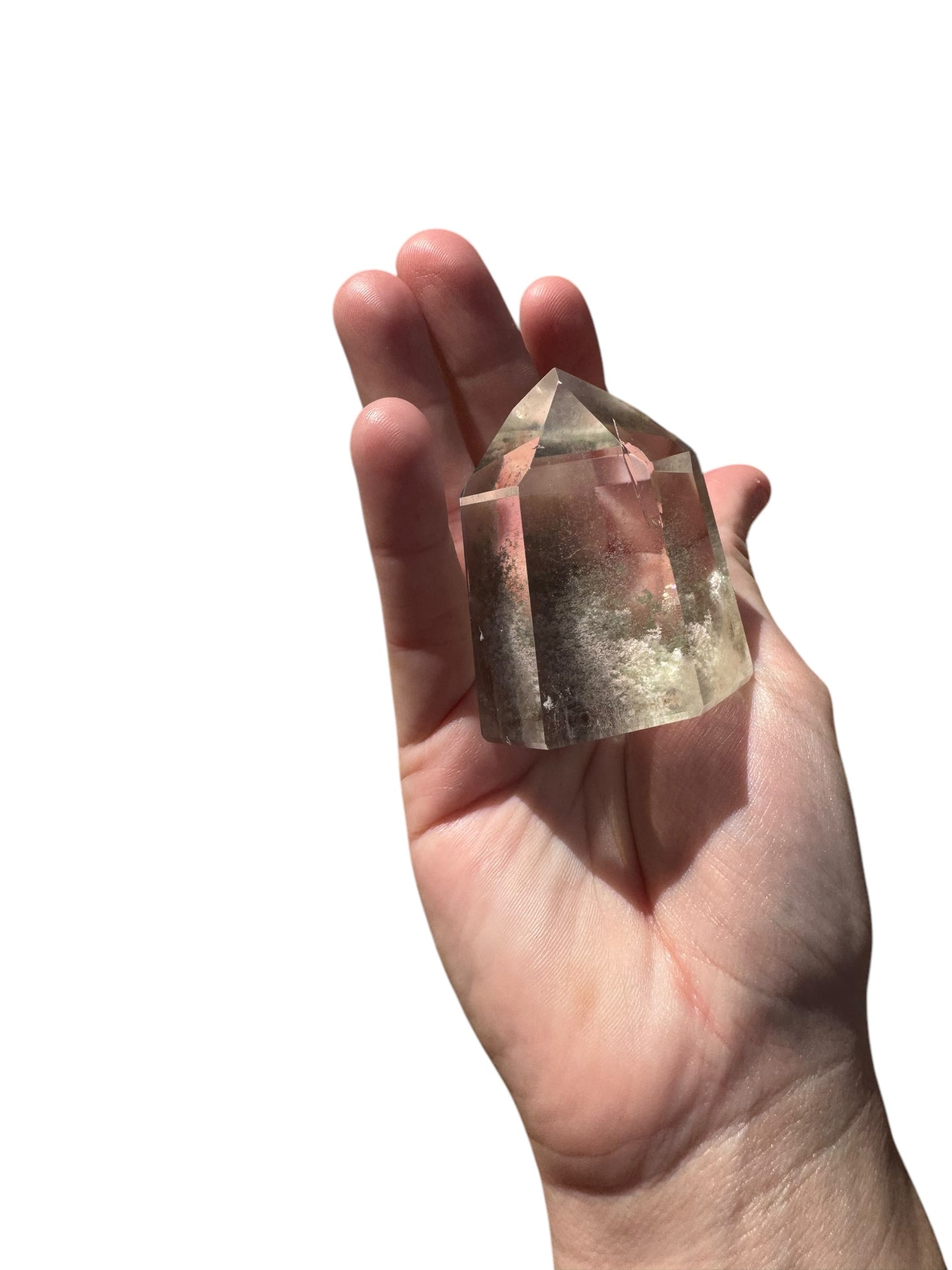 Included Clear Quartz Point