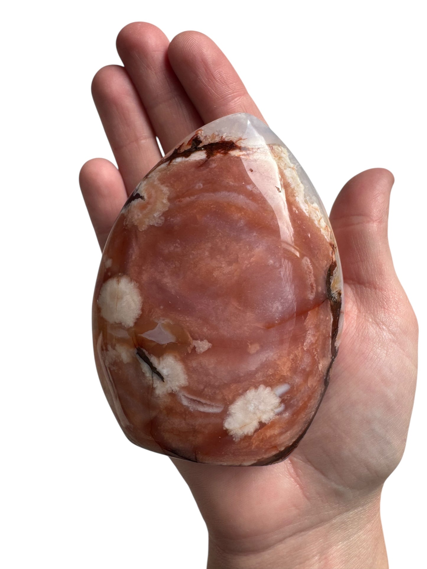 Carnelian X Flower Agate Freeform