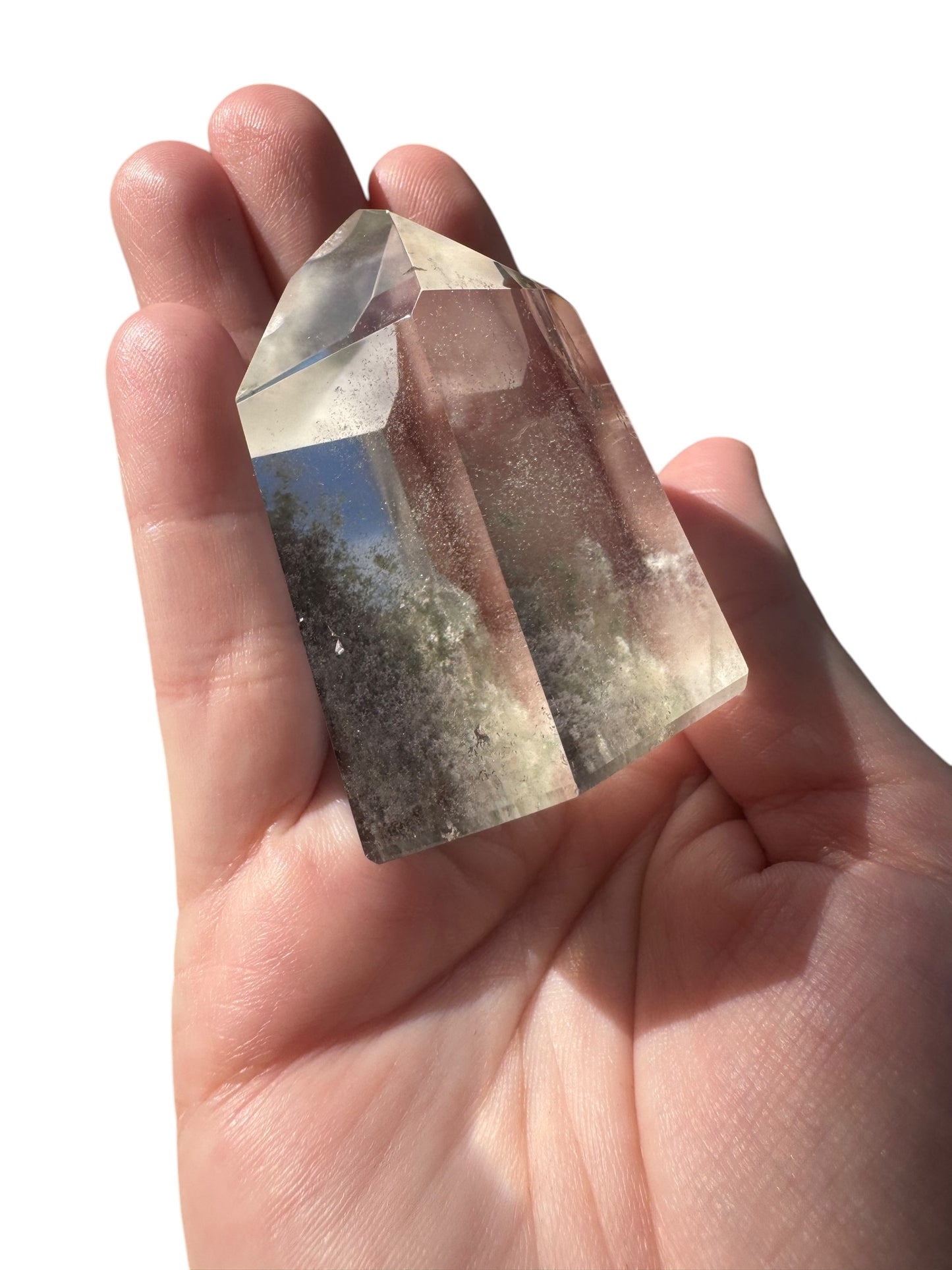 Included Clear Quartz Point