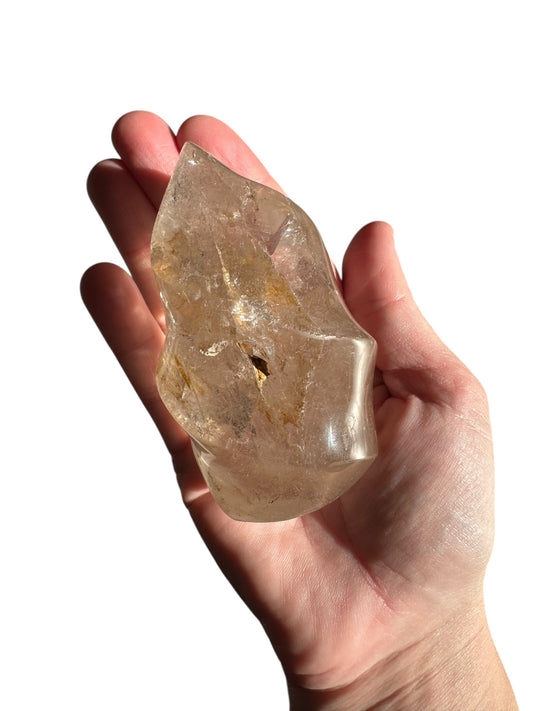 Clear Quartz Flame (B)
