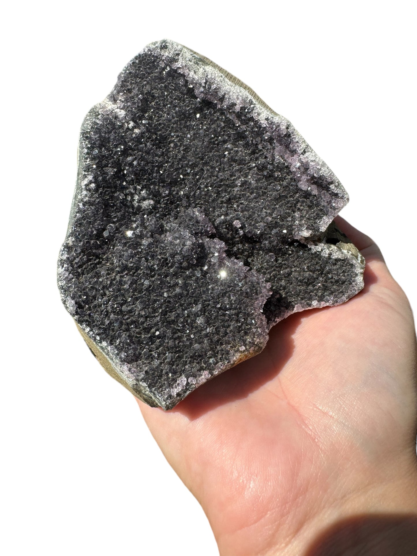 Black Amethyst Cut Base