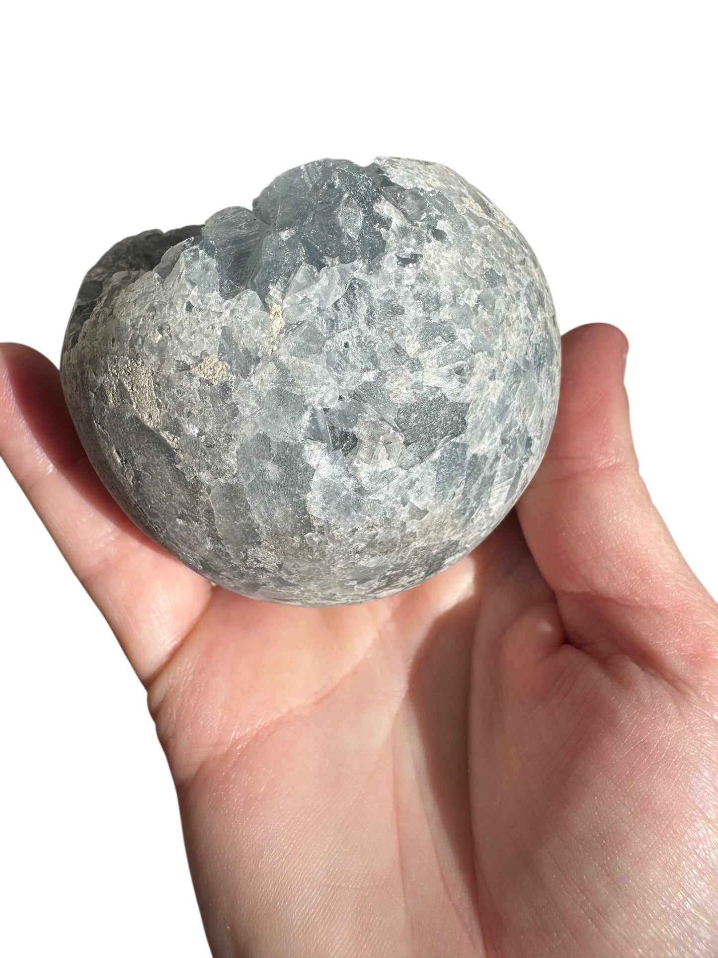 Blue Celestite Egg