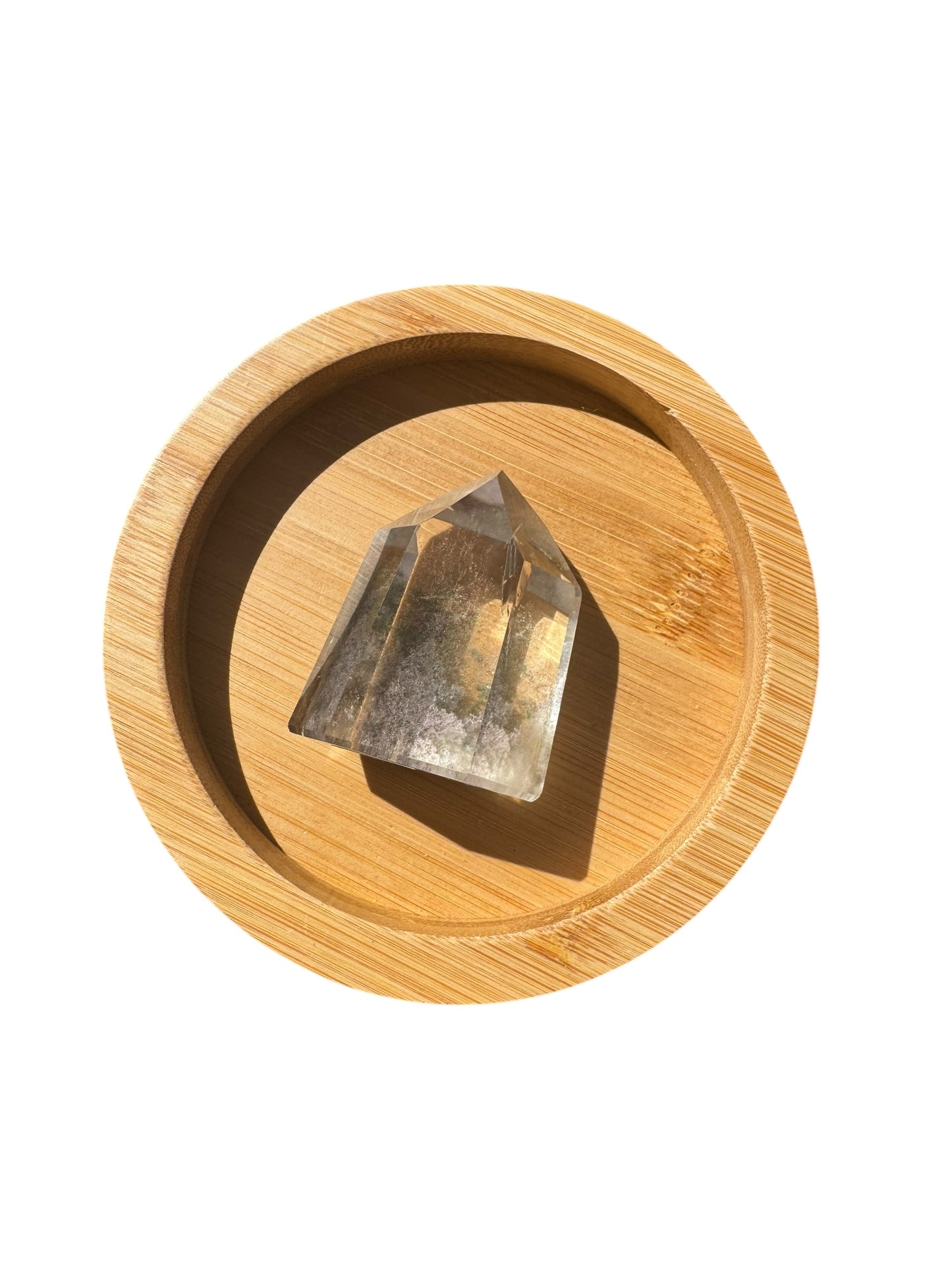 Included Clear Quartz Point