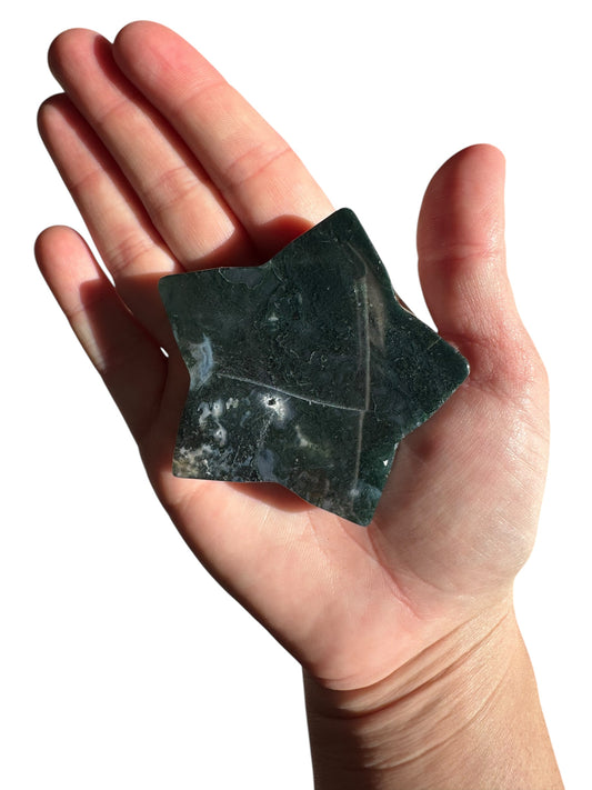 Moss Agate Star