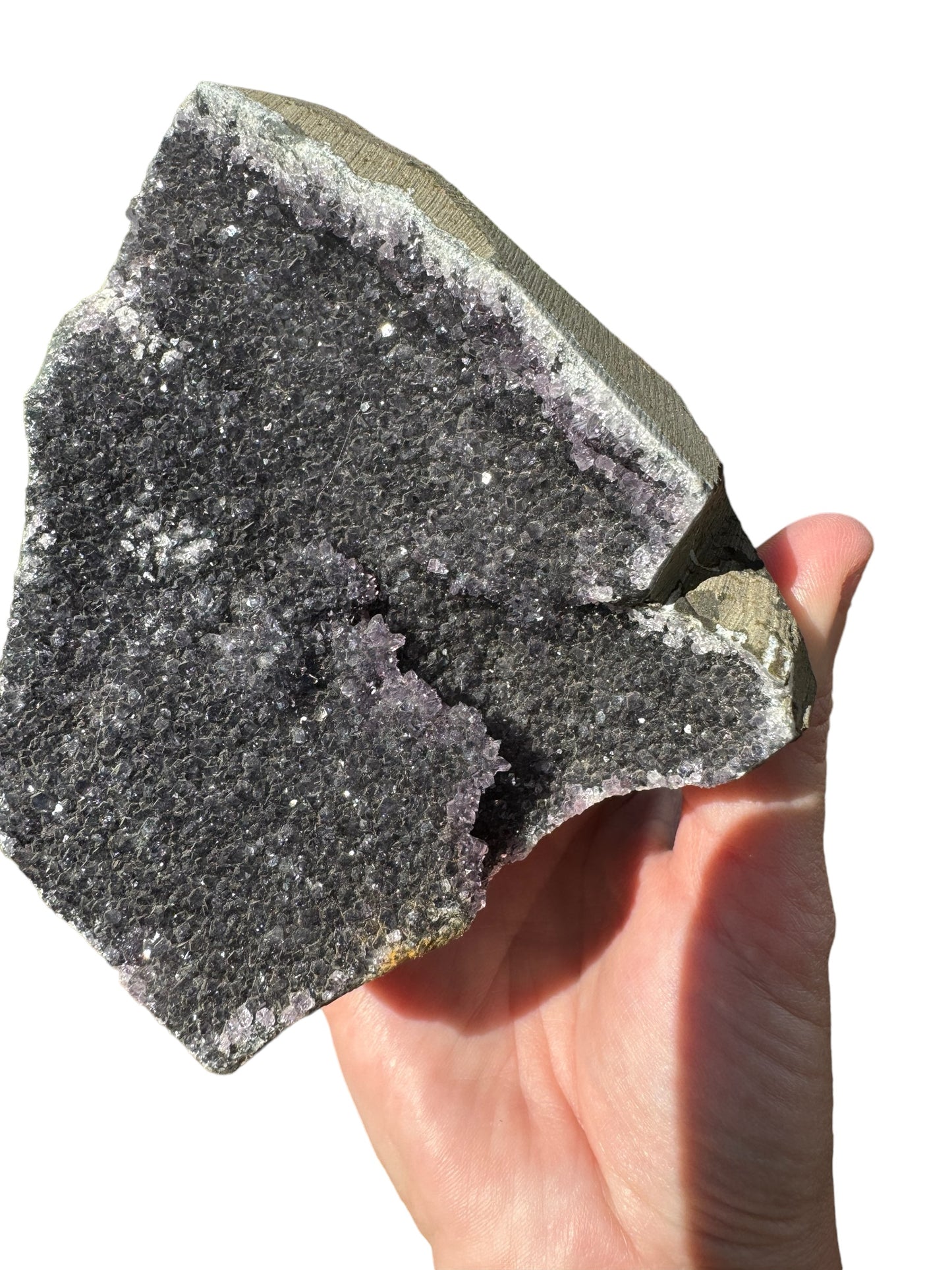 Black Amethyst Cut Base